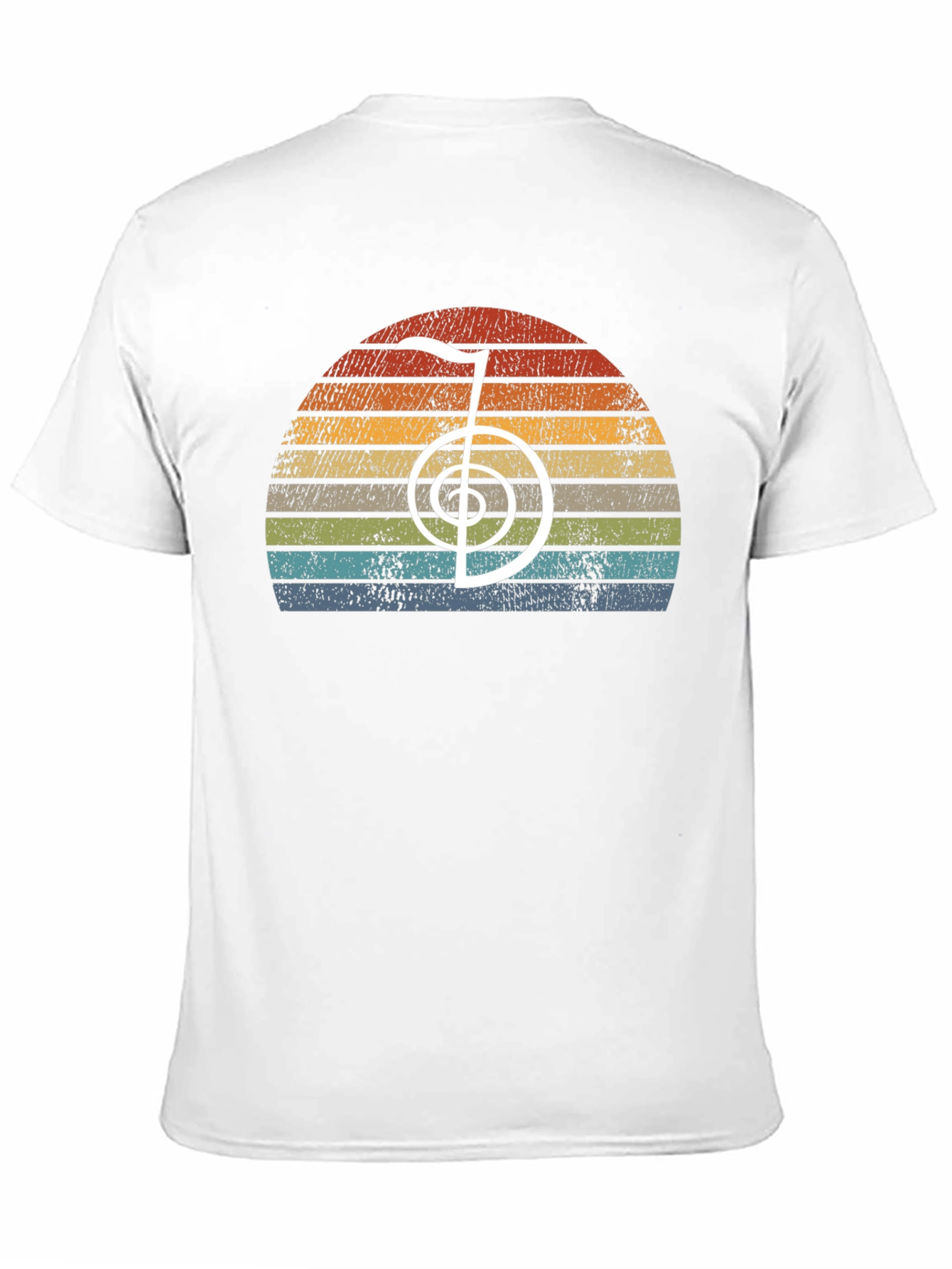 Retro Reiki Symbol Sunset T-Shirt