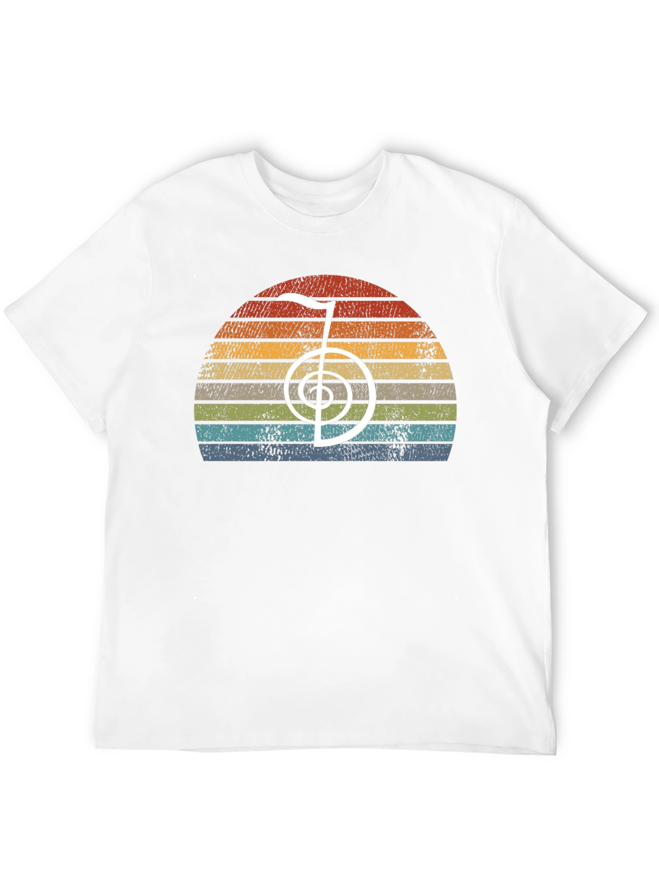 Retro Reiki Symbol Sunset T-Shirt