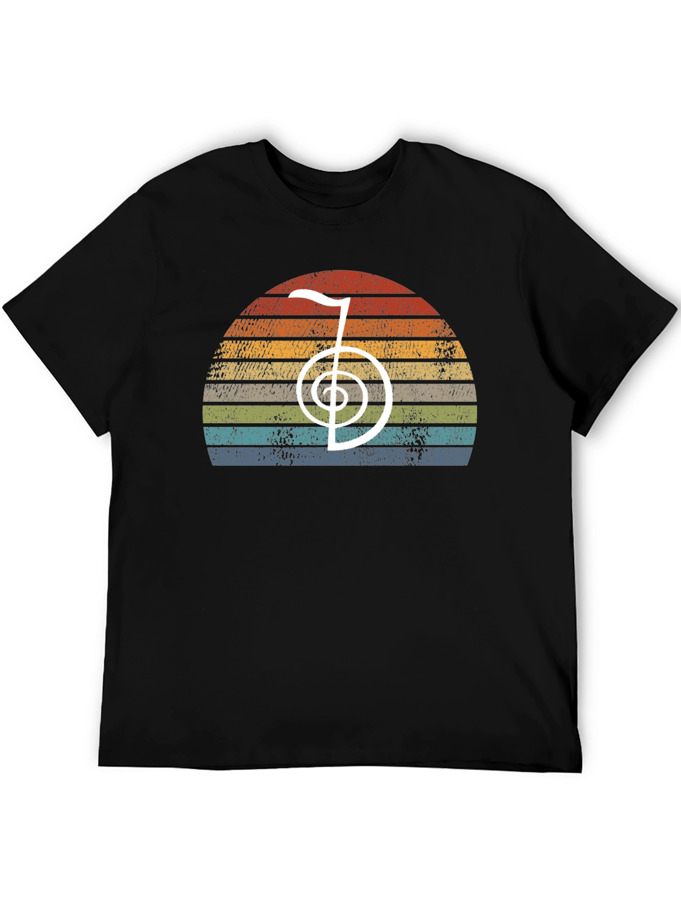 Retro Reiki Symbol Sunset T-Shirt