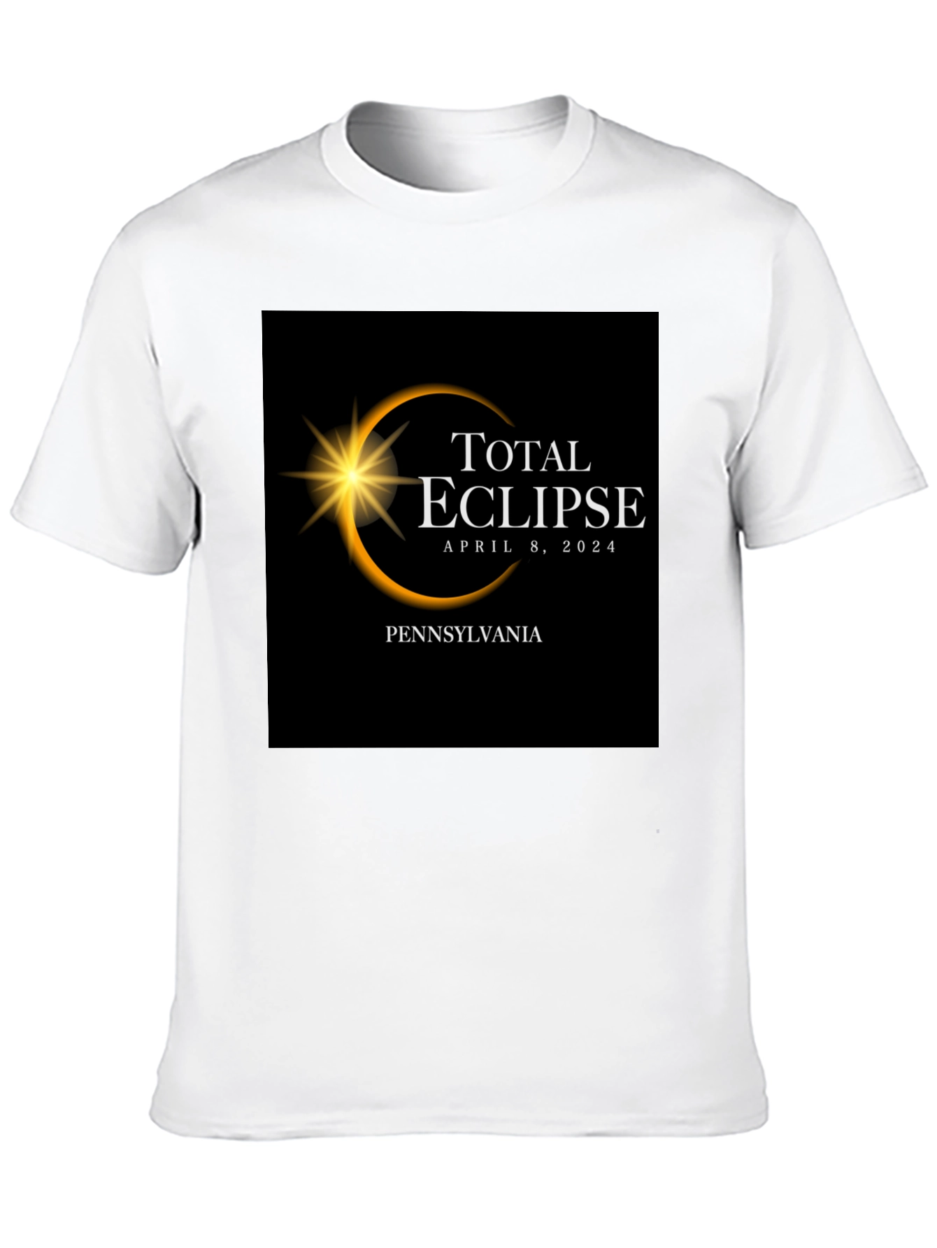 Total Eclipse April 8 2024 Pennsylvania T-Shirt
