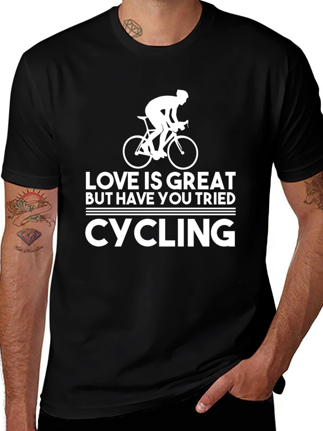 Love Cycling T-Shirt Great Gift