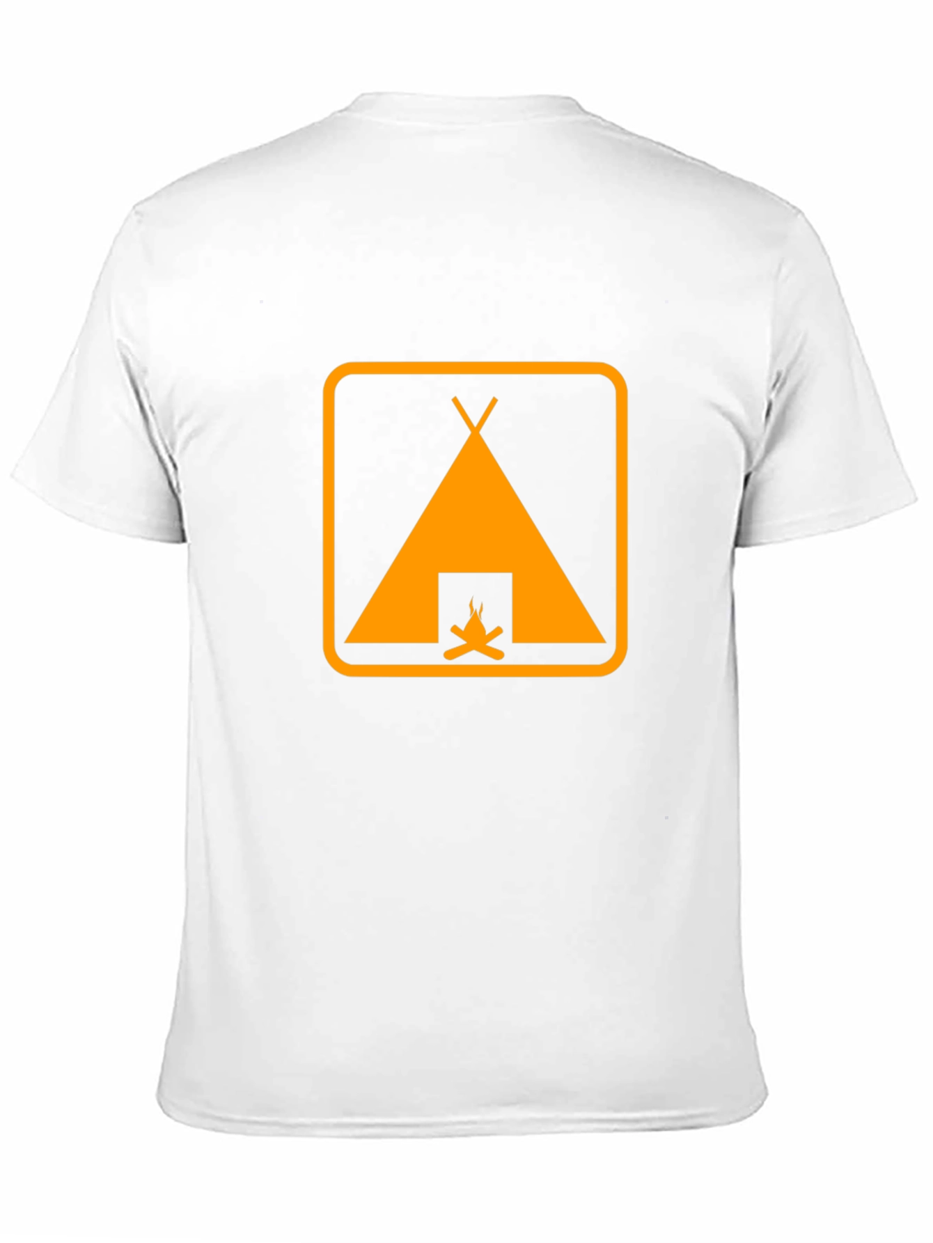 Camping Tent Graphic Tee - Black Adventure Shirt