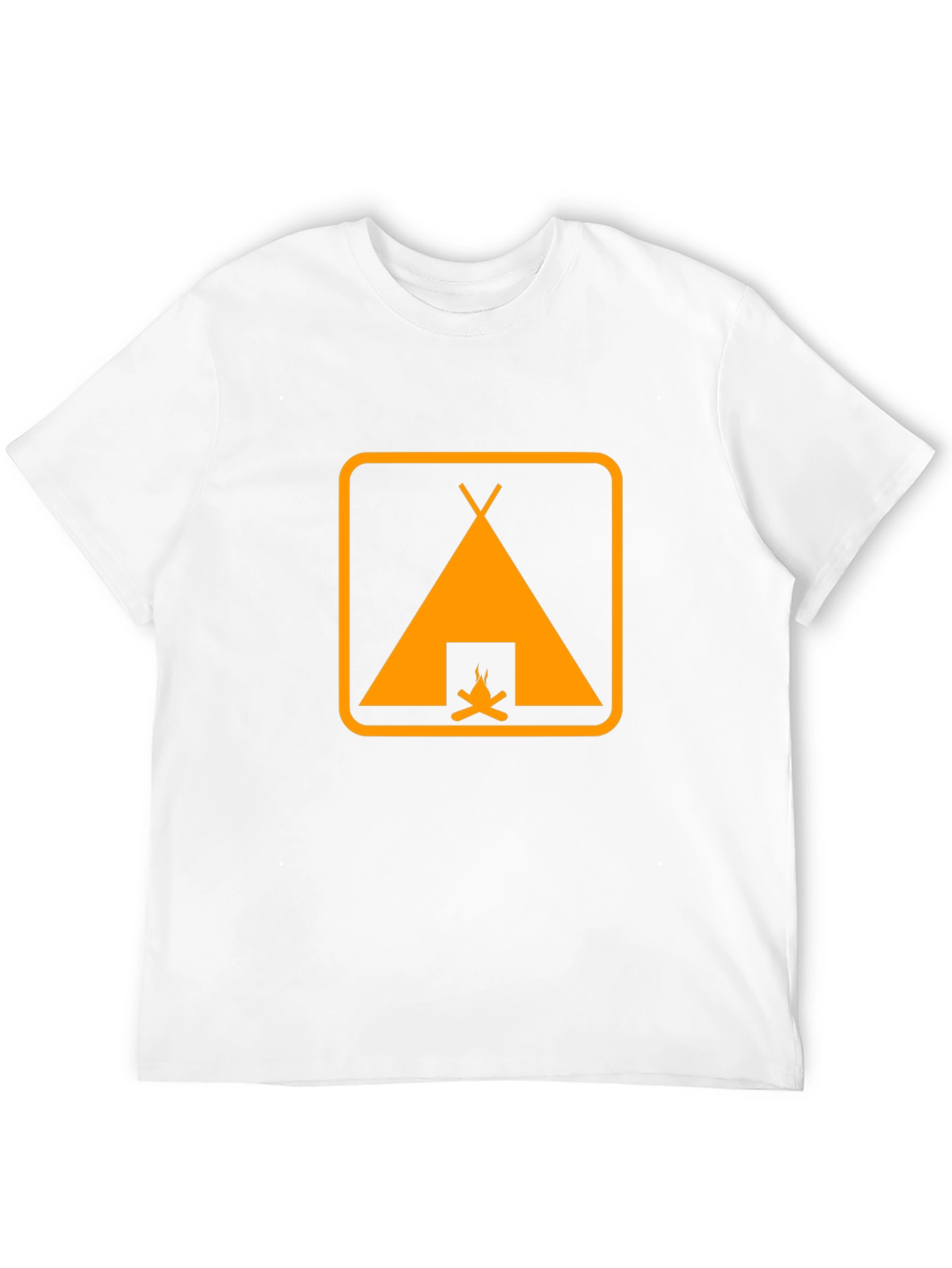 Camping Tent Graphic Tee - Black Adventure Shirt