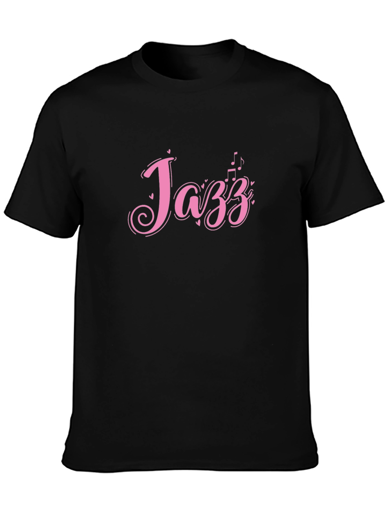 Jazz Music Graphic Tee - Black