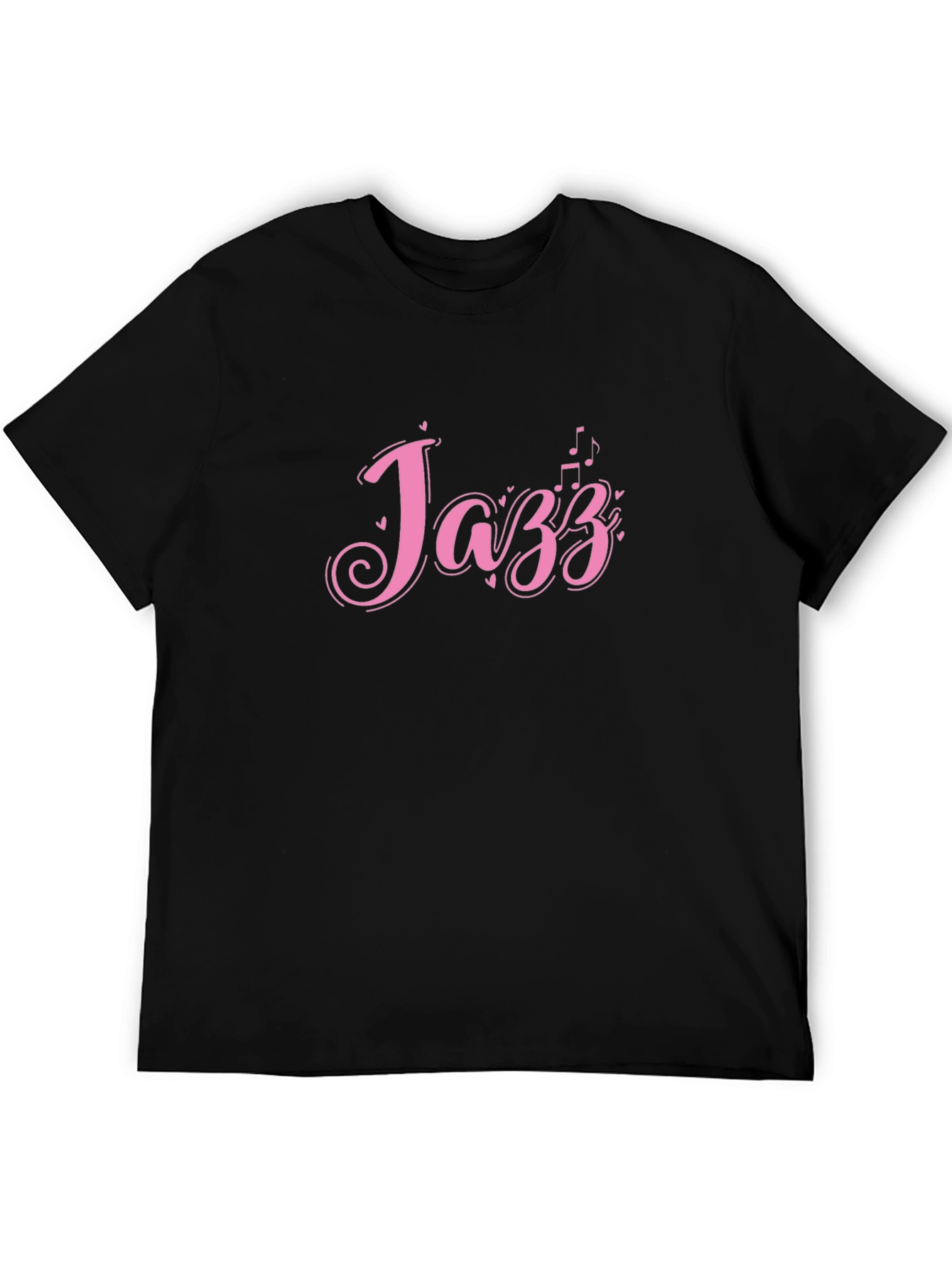 Jazz Music Graphic Tee - Black