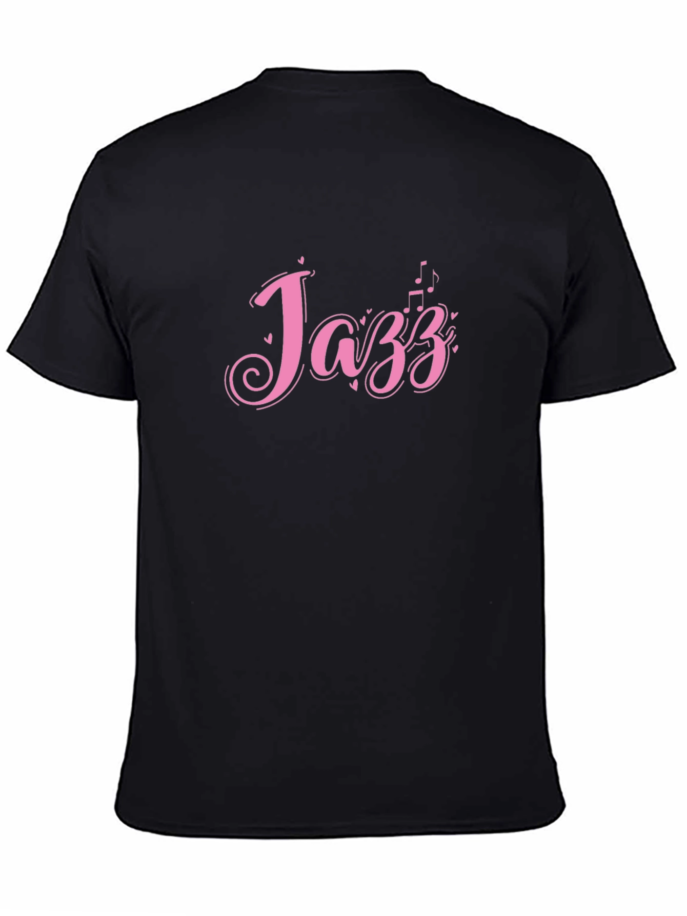 Jazz Music Graphic Tee - Black