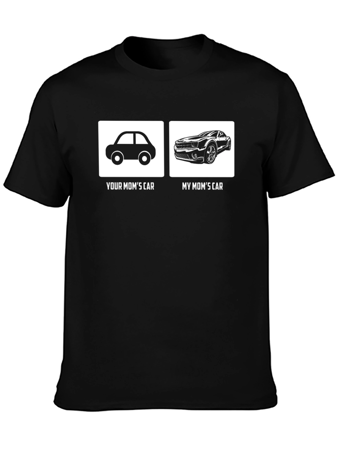 Humorous My Moms Car Graphic T-Shirt