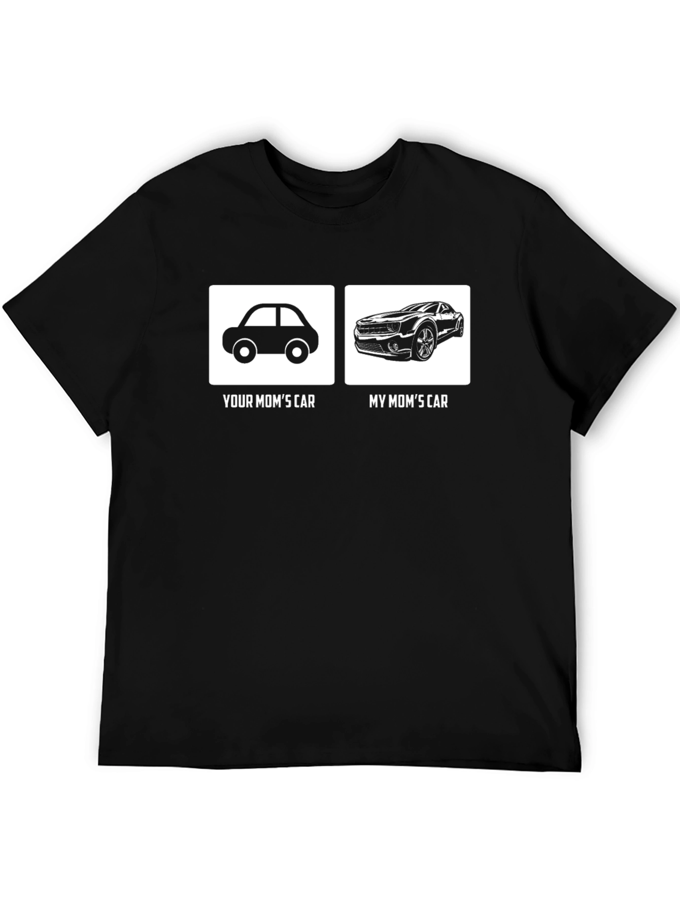 Humorous My Moms Car Graphic T-Shirt