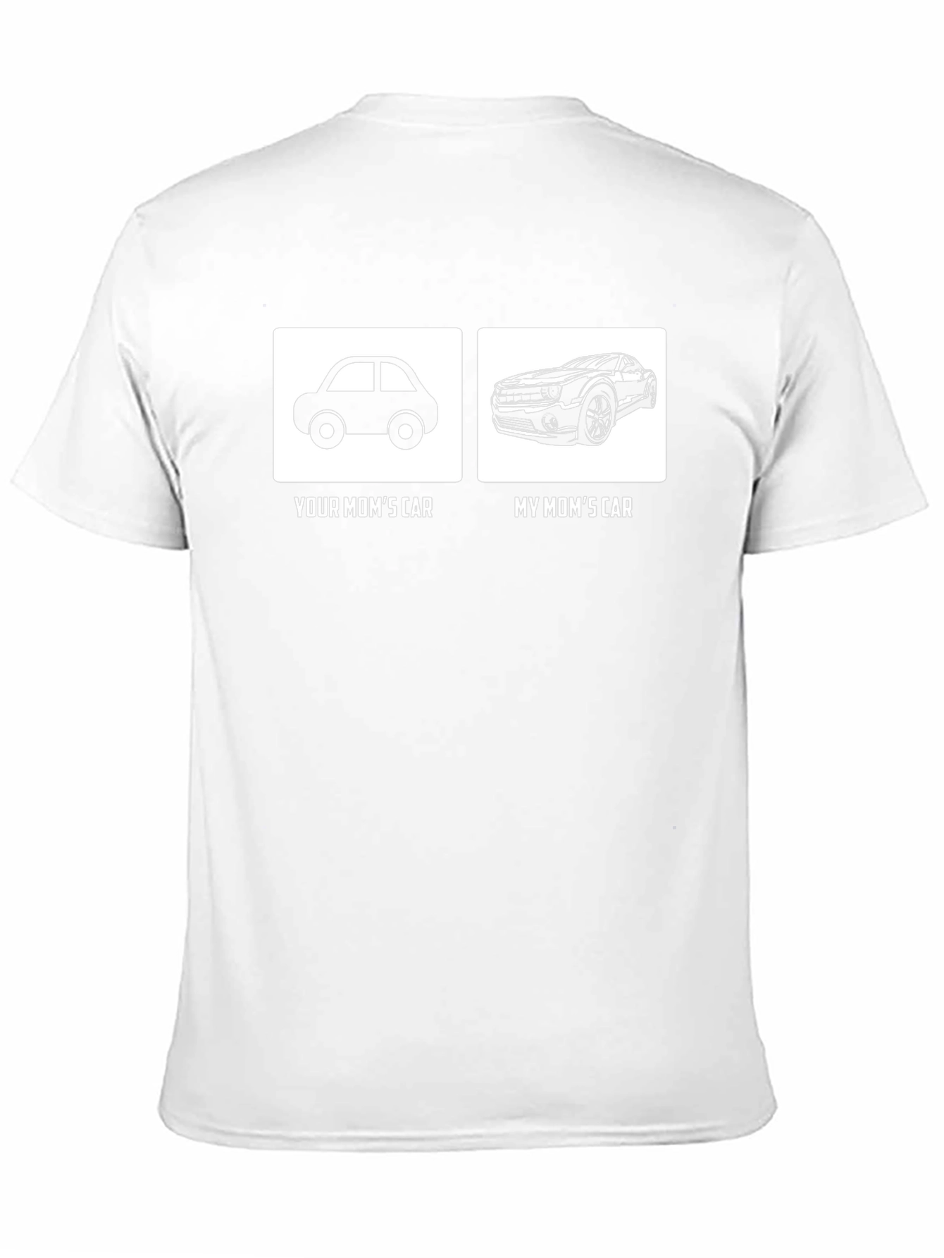 Humorous My Moms Car Graphic T-Shirt