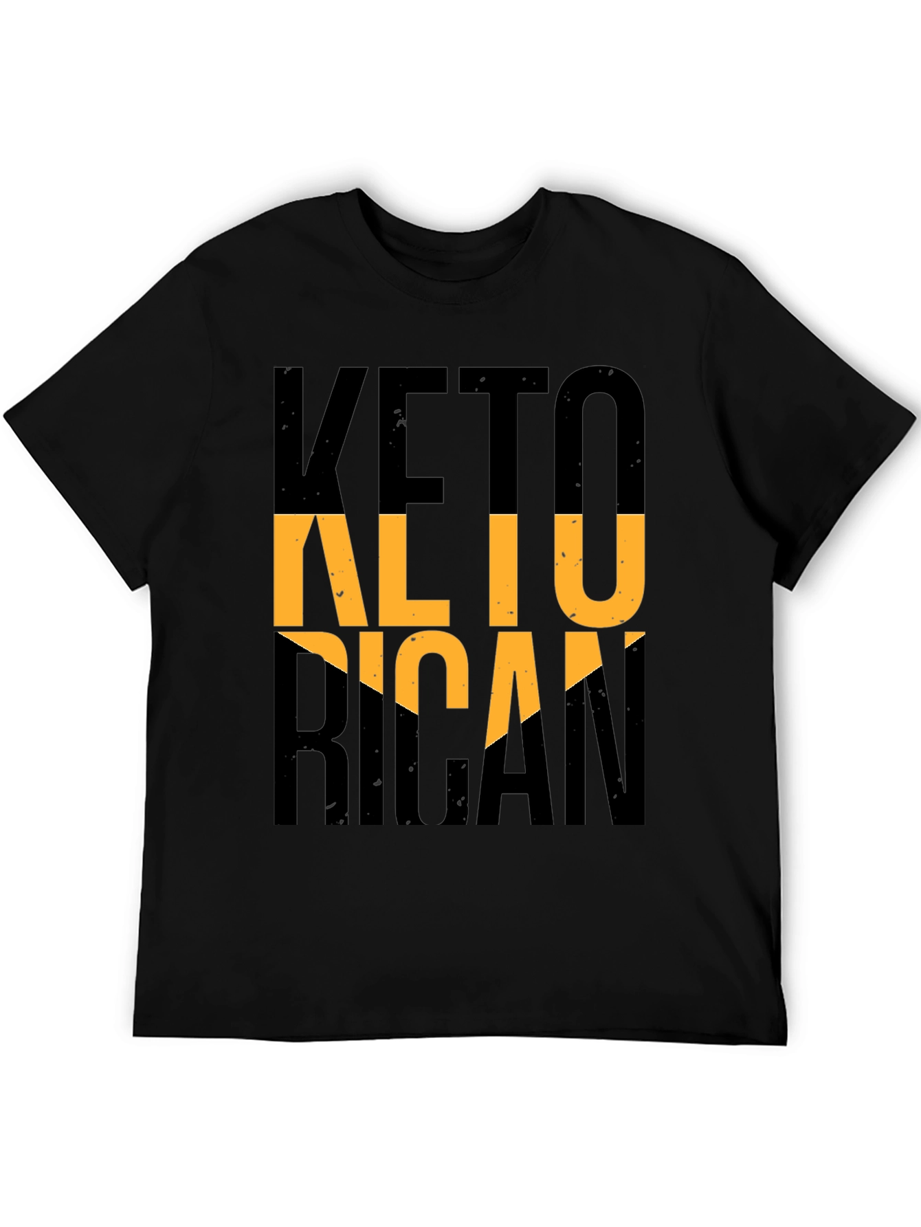 Keto Rican Graphic Tee - Black