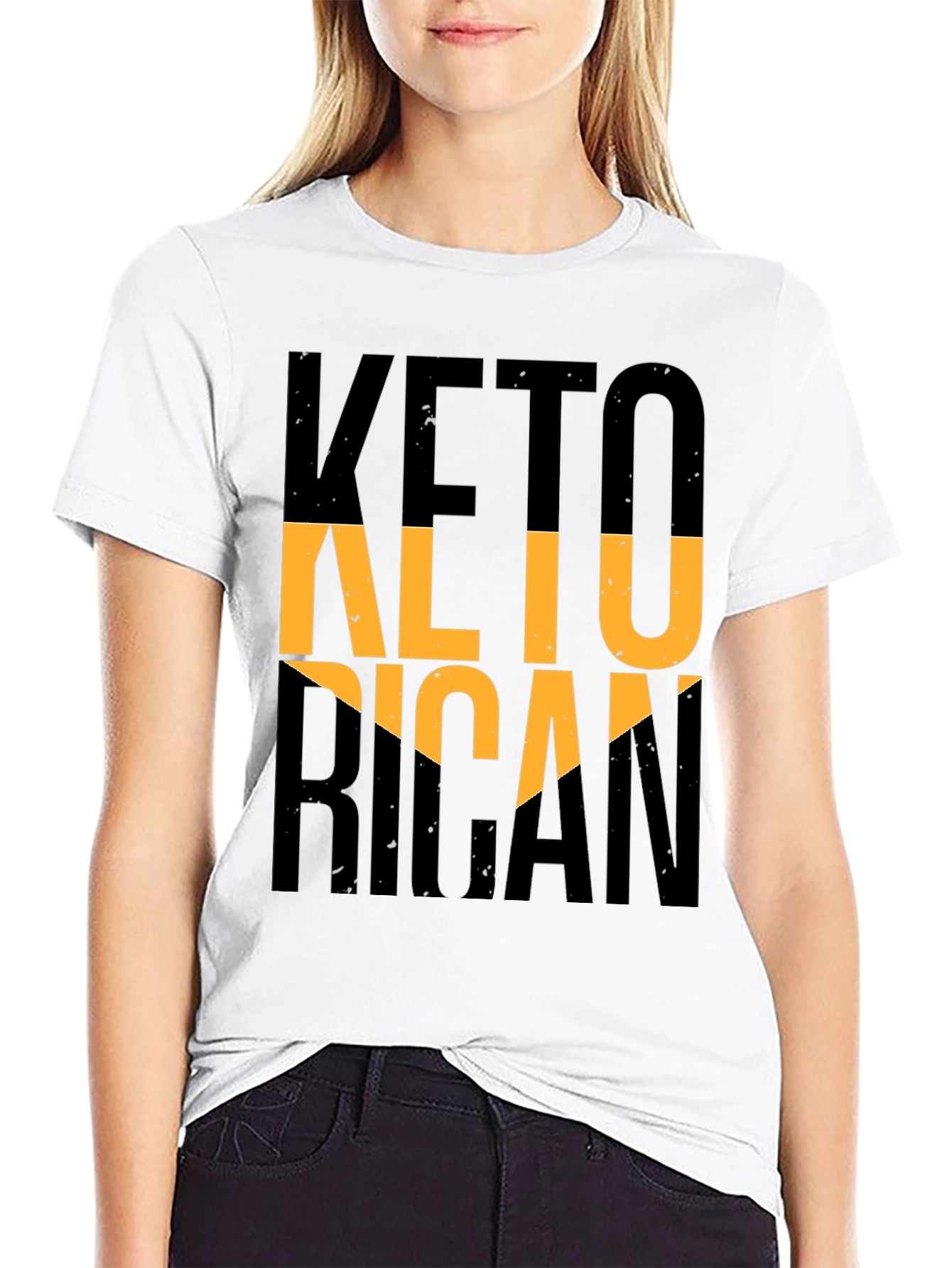Keto Rican Graphic Tee - Black