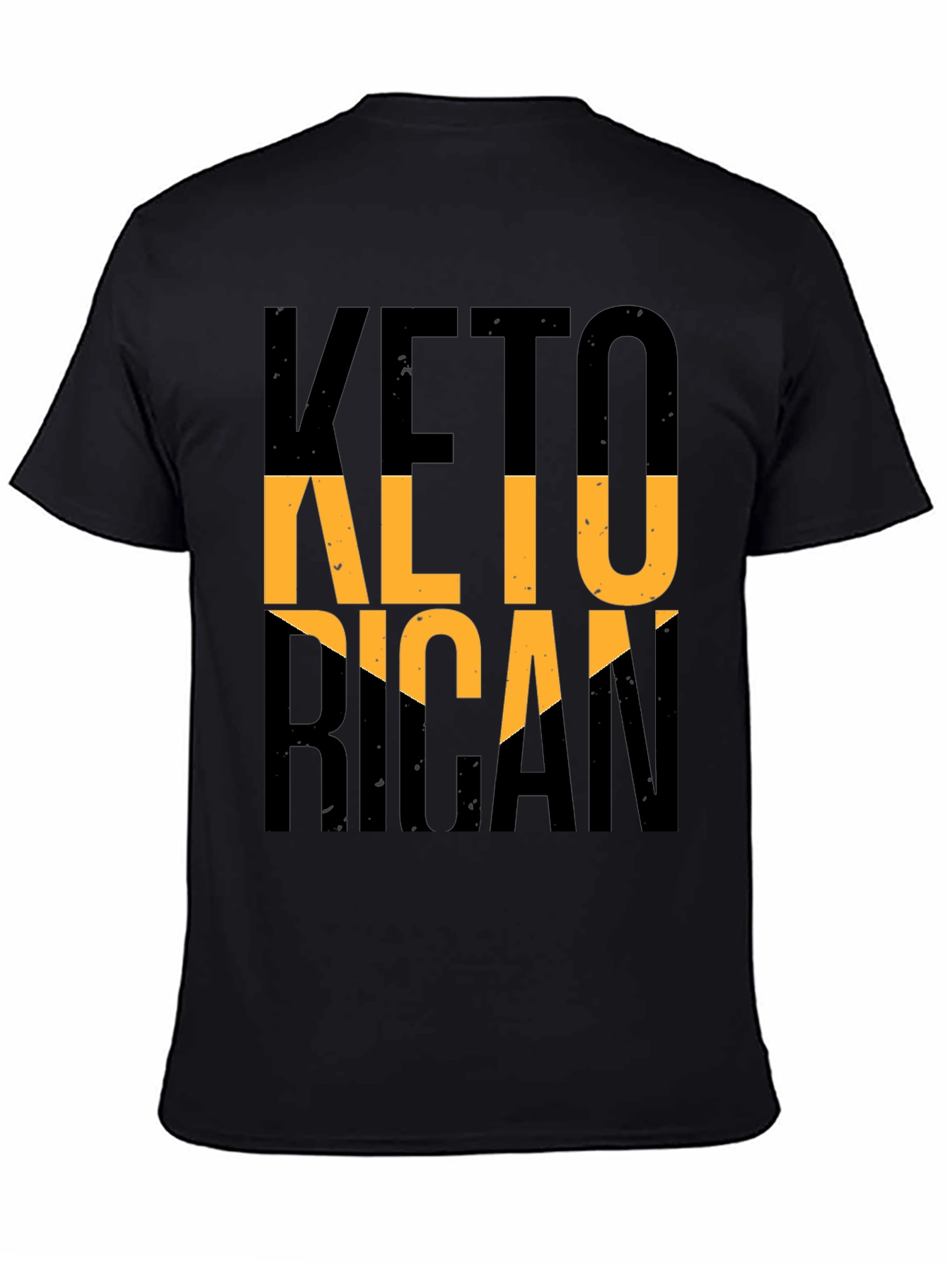 Keto Rican Graphic Tee - Black