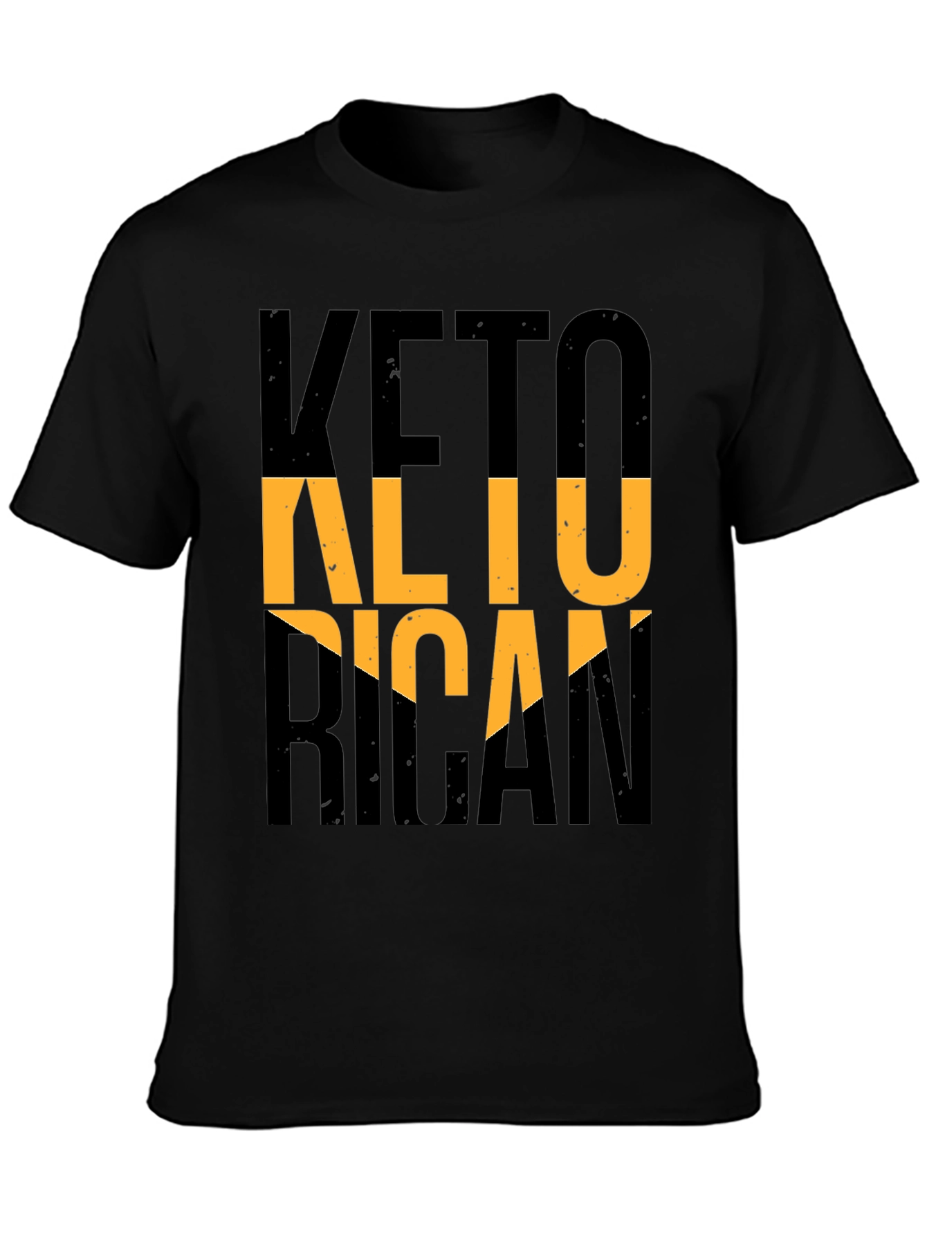 Keto Rican Graphic Tee - Black