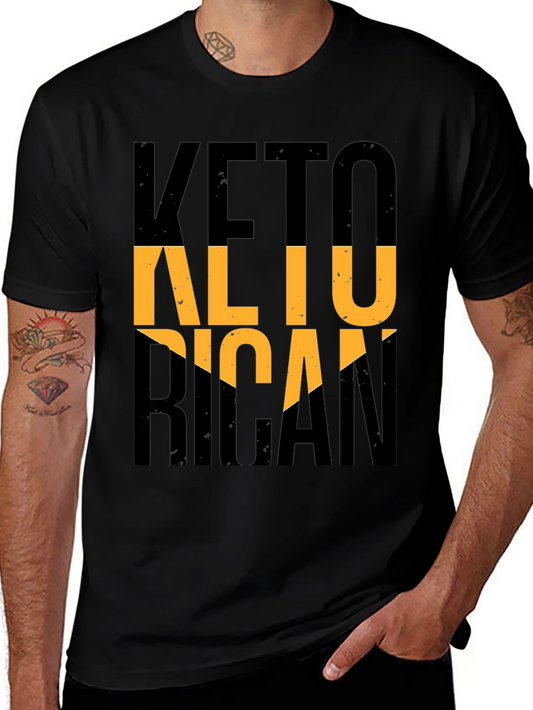 Keto Rican Graphic Tee - Black