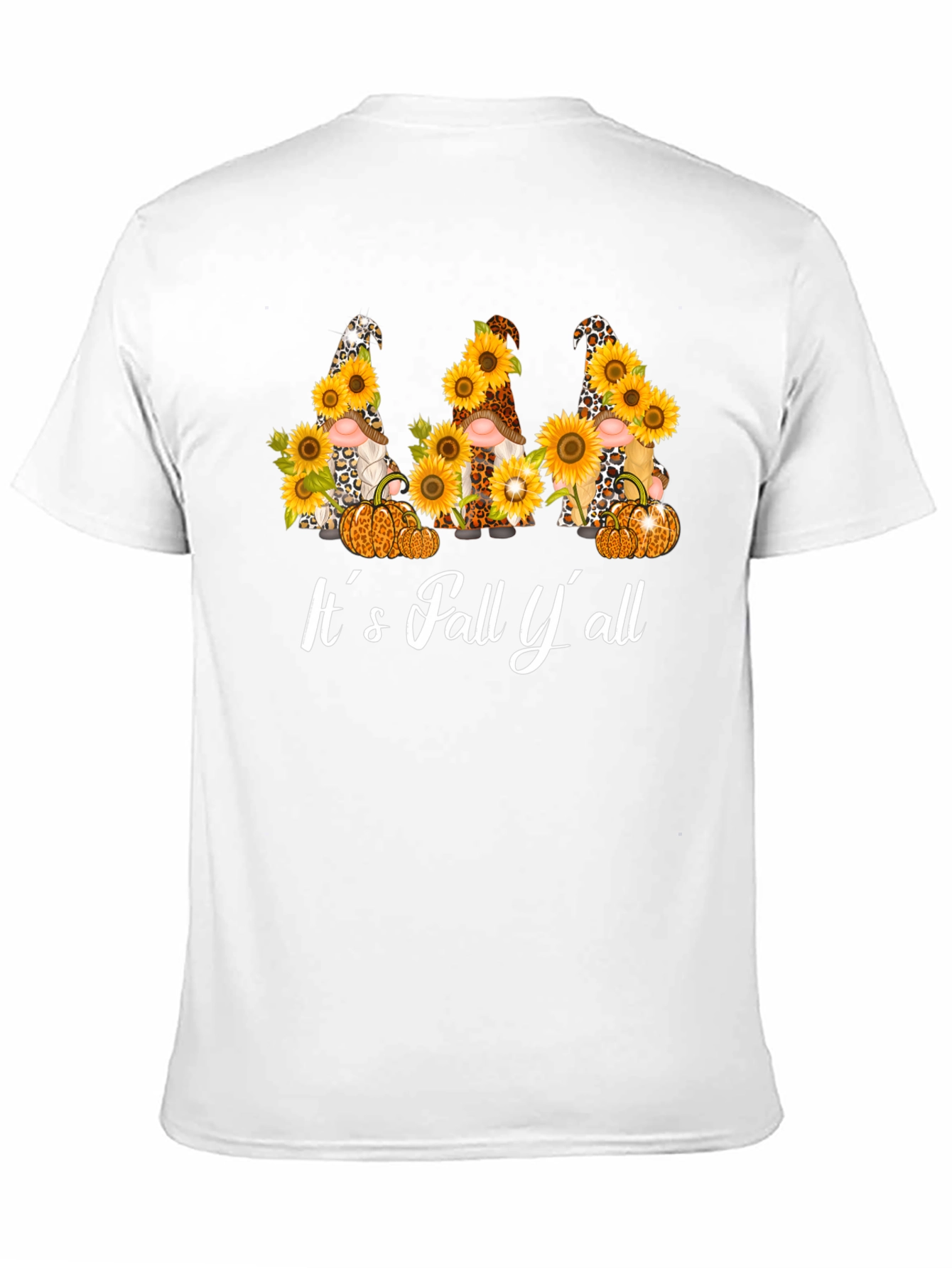 Fall Gnomes & Sunflowers Graphic T-Shirt