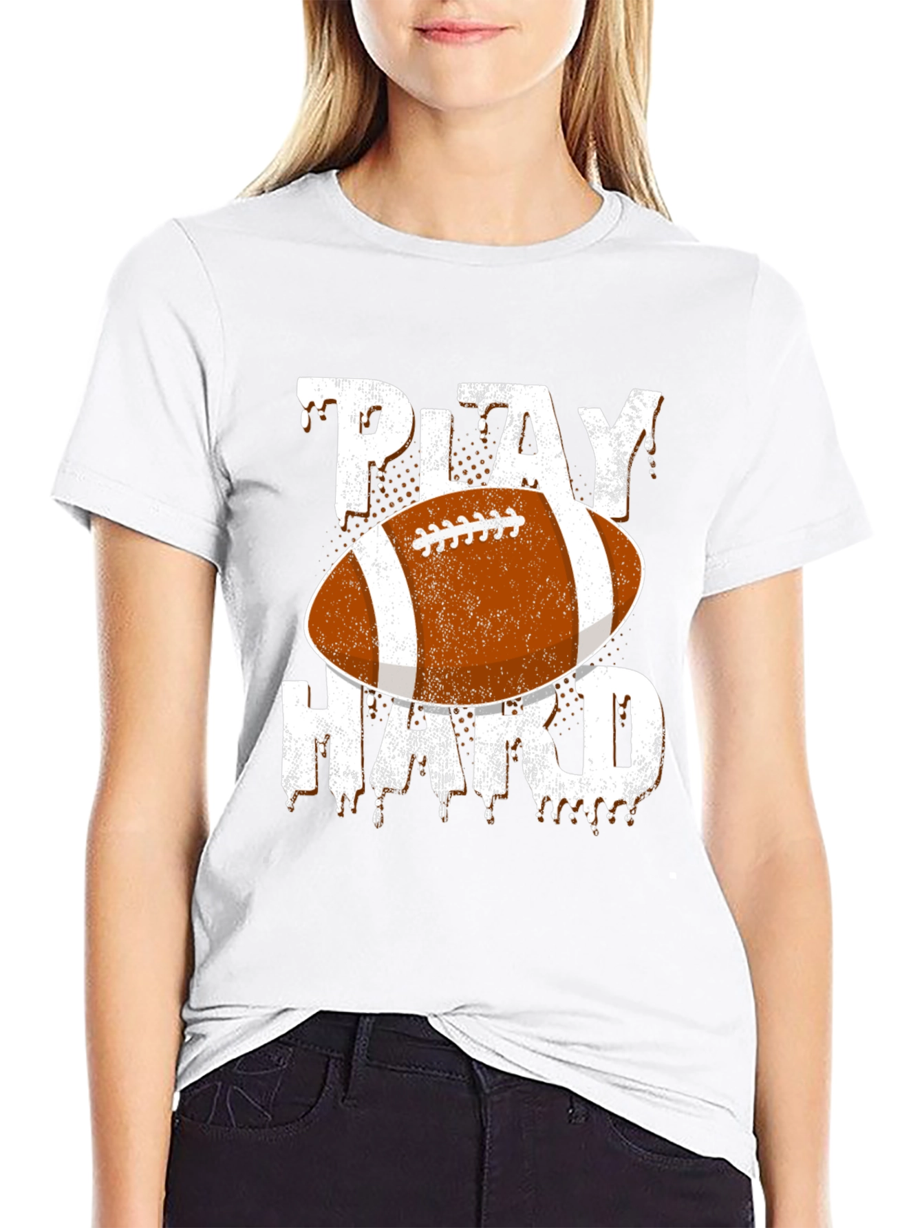 Play Hard Football Graphic Tee