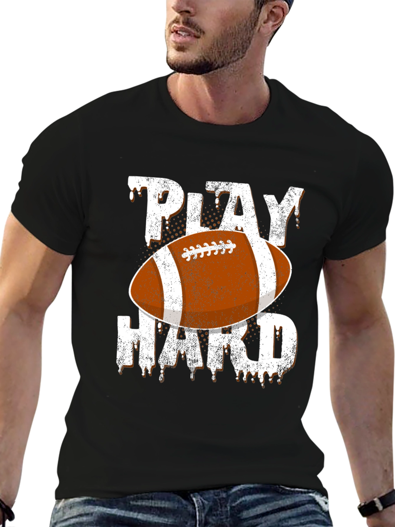 Play Hard Football Graphic Tee