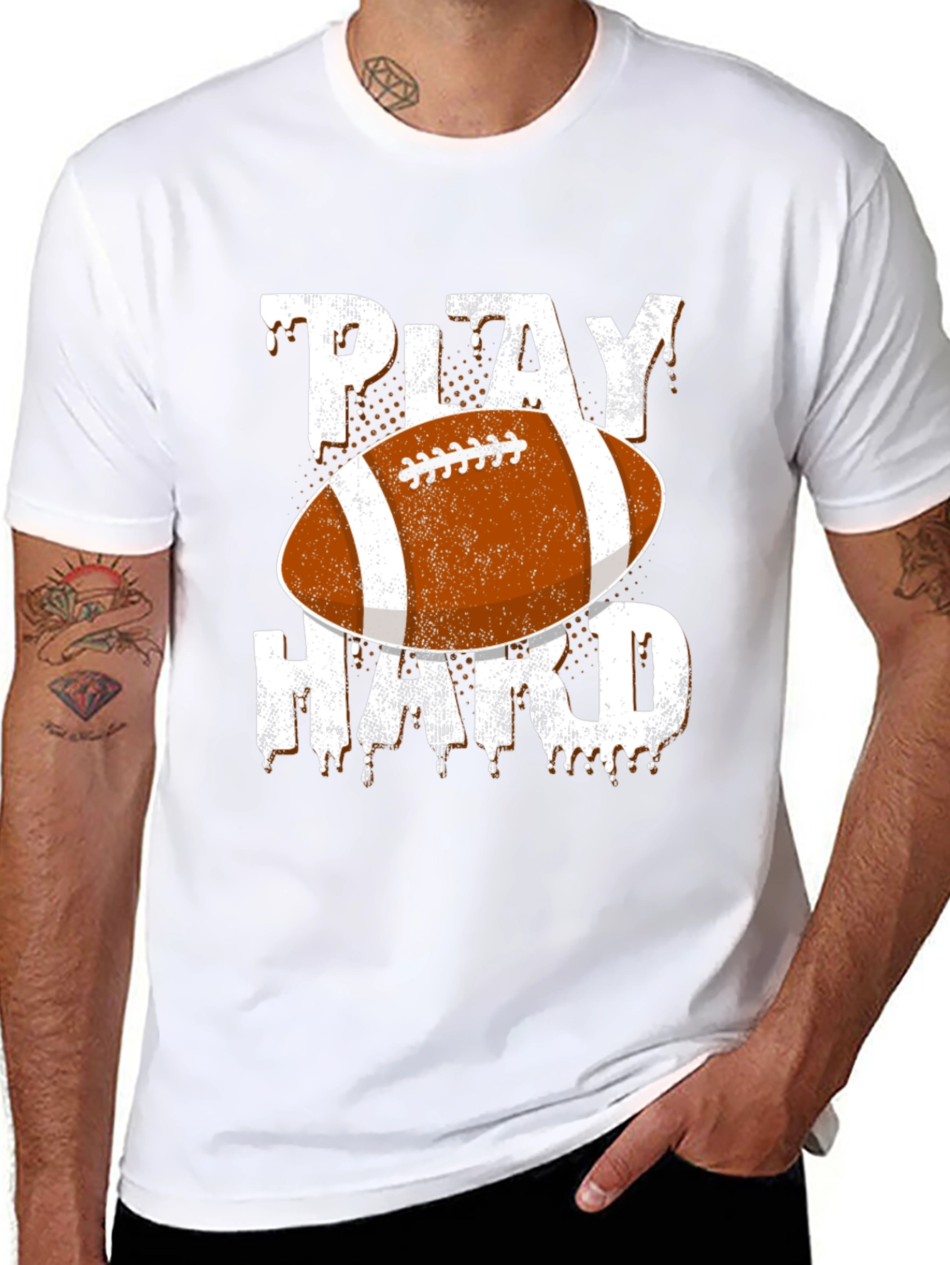 Play Hard Football Graphic Tee