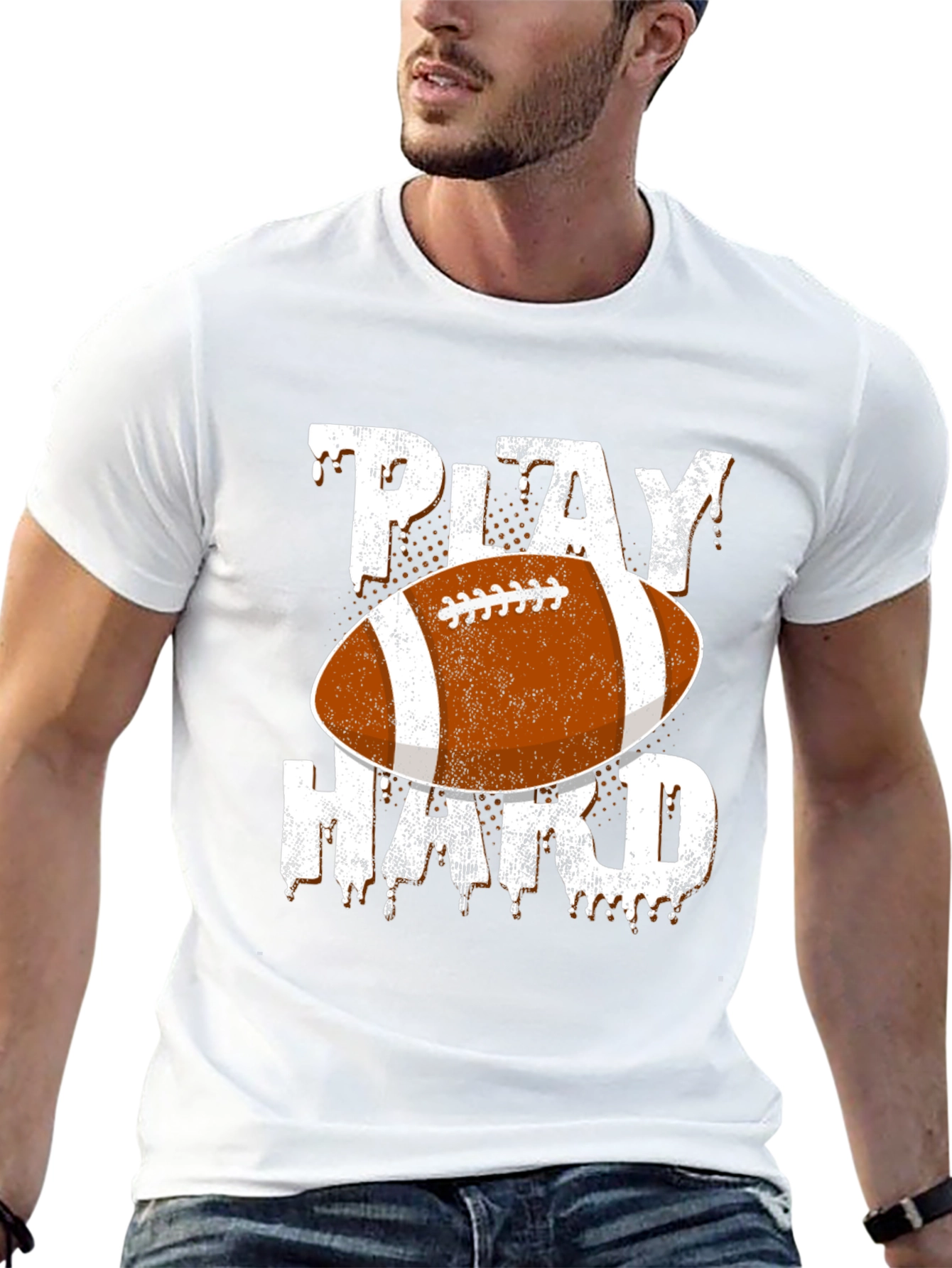 Play Hard Football Graphic Tee