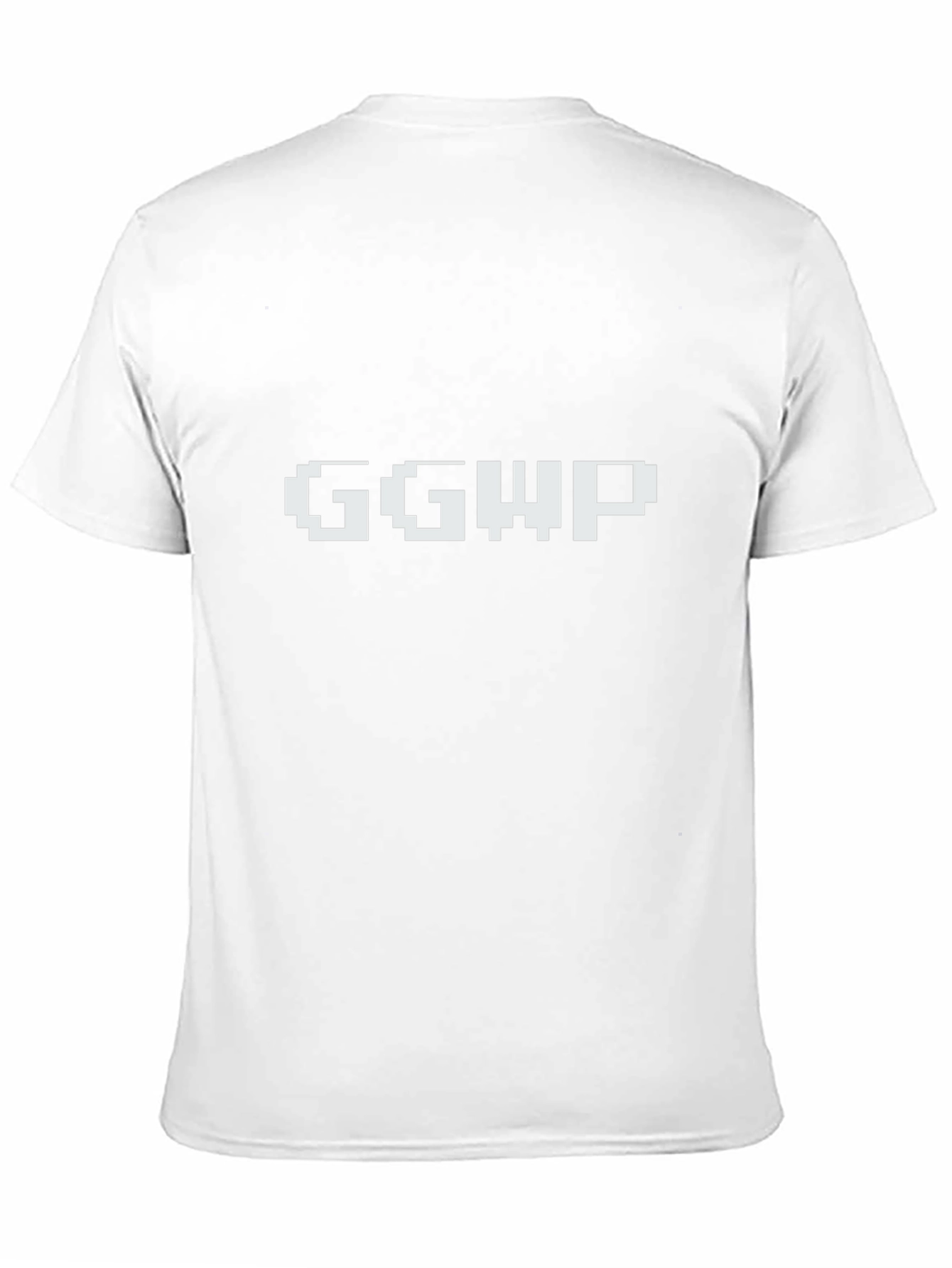Pixelated GGWP Graphic Tee - Black Crew Neck