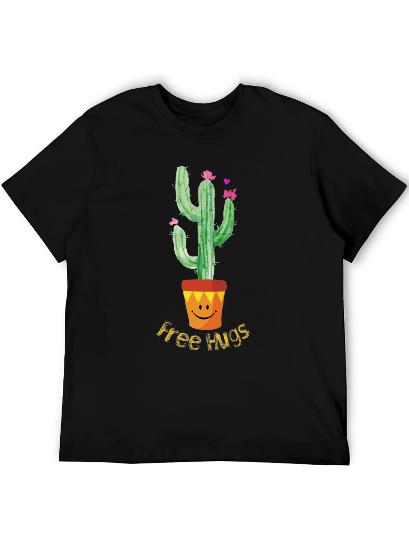 Cactus Free Hugs Graphic T-Shirt
