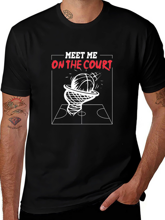 Meet Me on the Court Graphic Tee
