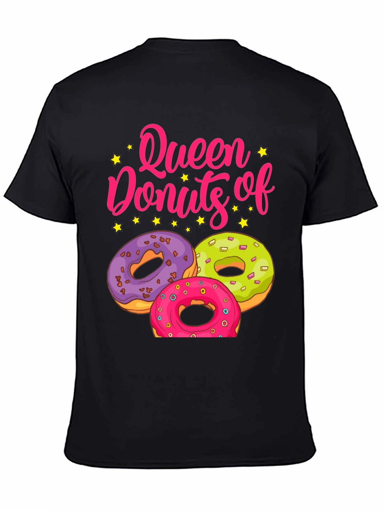 Queen of Donuts T-Shirt - Sweet Treat Graphic Tee