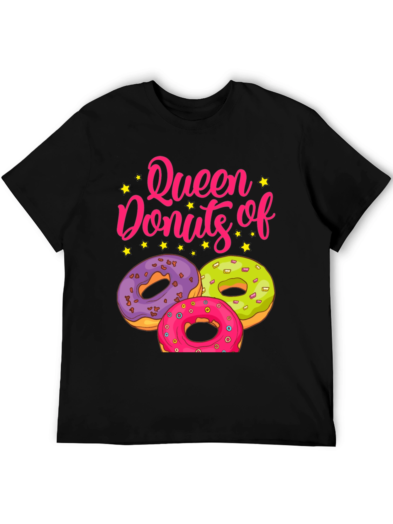 Queen of Donuts T-Shirt - Sweet Treat Graphic Tee