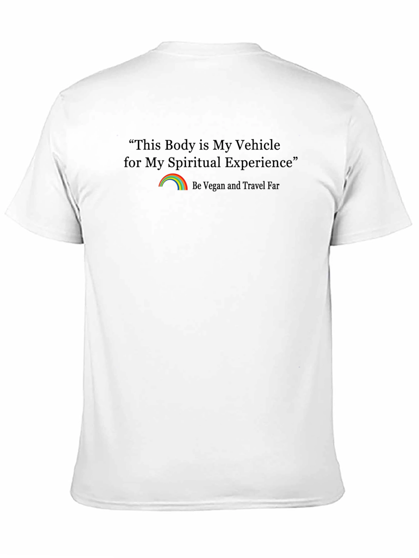Spiritual Experience Vegan Travel Graphic T-Shirt