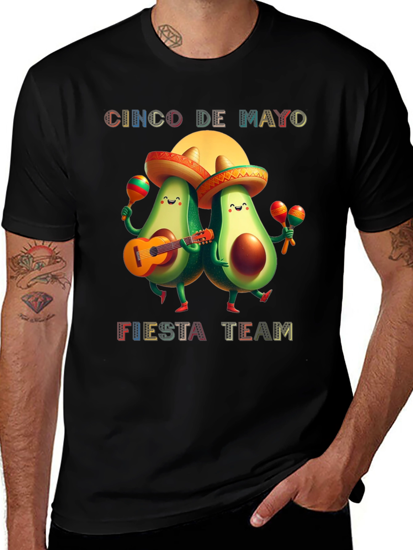 Cinco de Mayo Fiesta Team Avocado T-Shirt