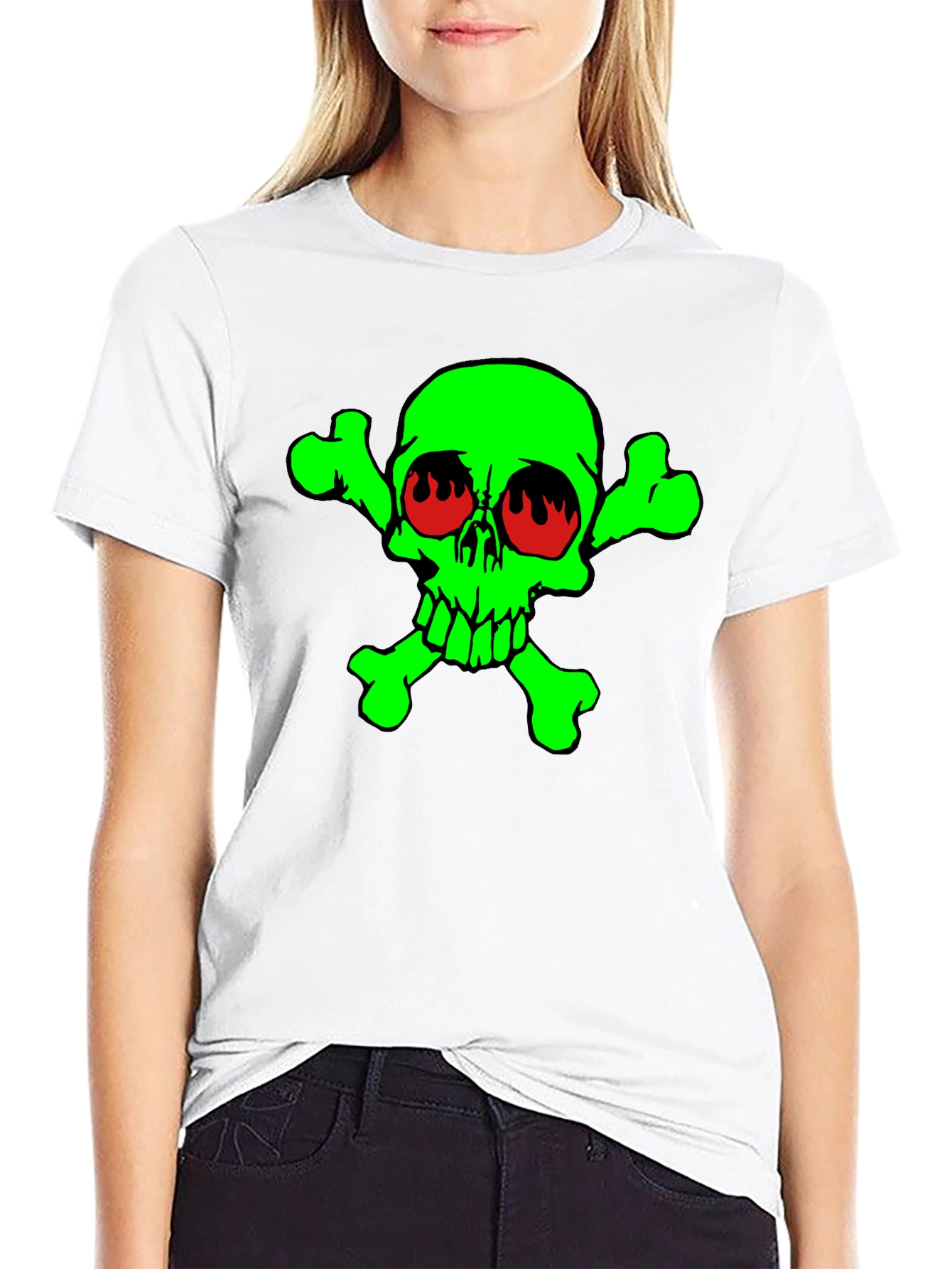Toxic Skull Graphic T-Shirt