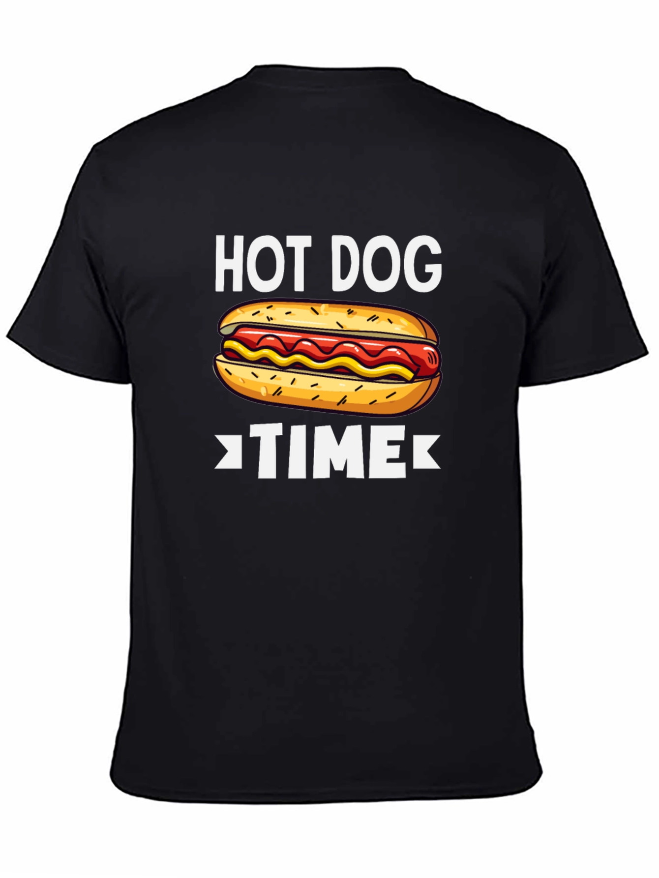 Hot Dog Time Graphic T-Shirt