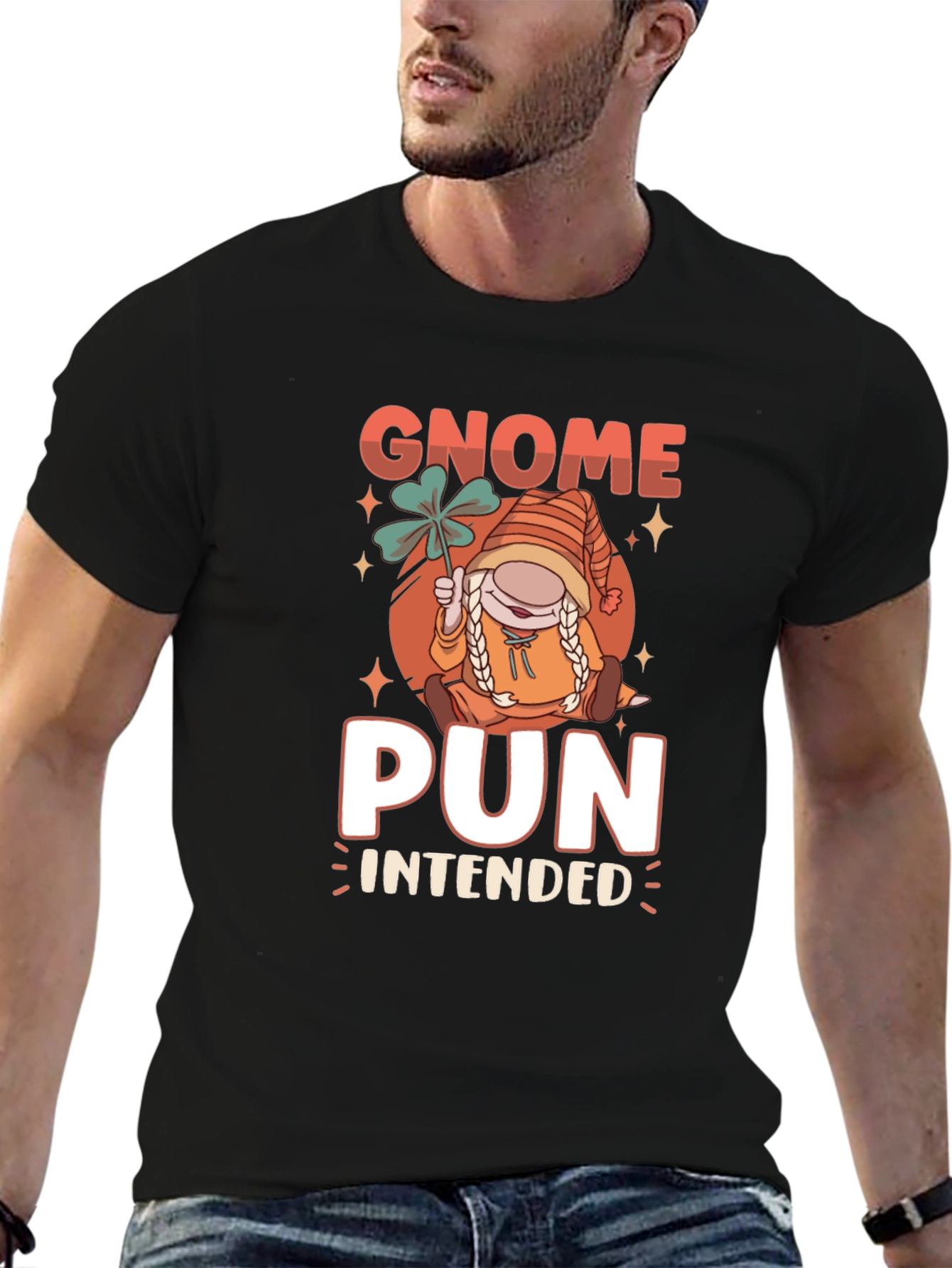 Gnome Pun Intended St. Patricks Day T-Shirt