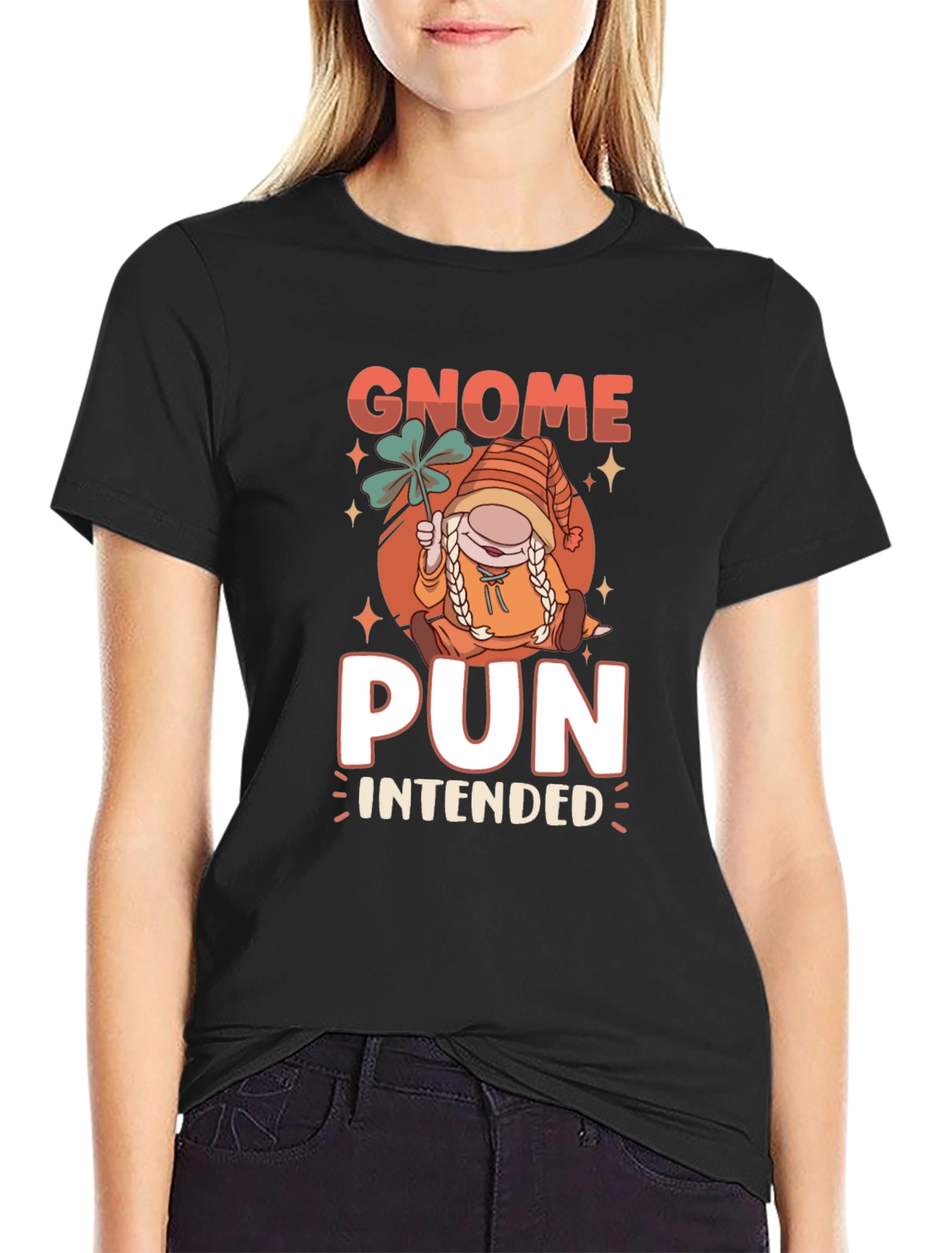 Gnome Pun Intended St. Patricks Day T-Shirt