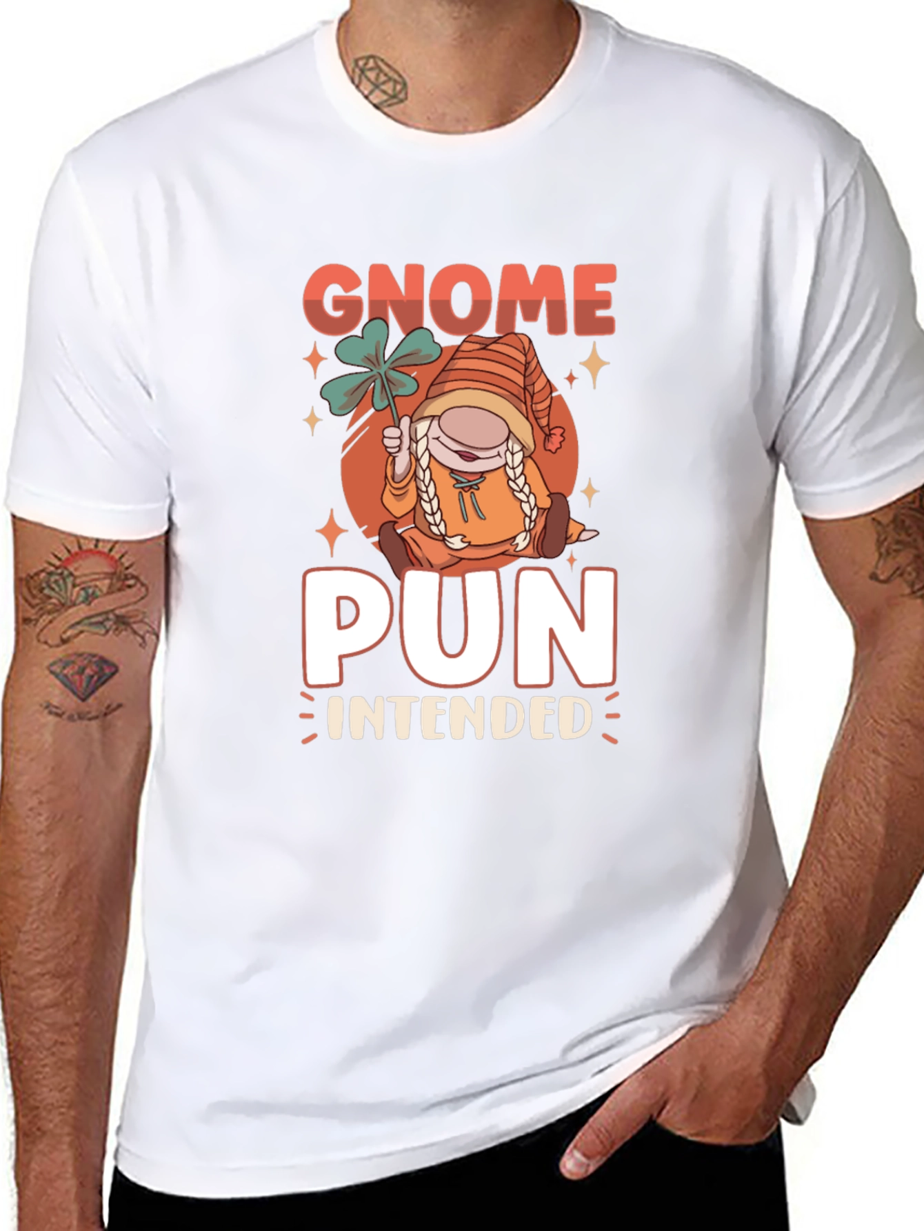 Gnome Pun Intended St. Patricks Day T-Shirt