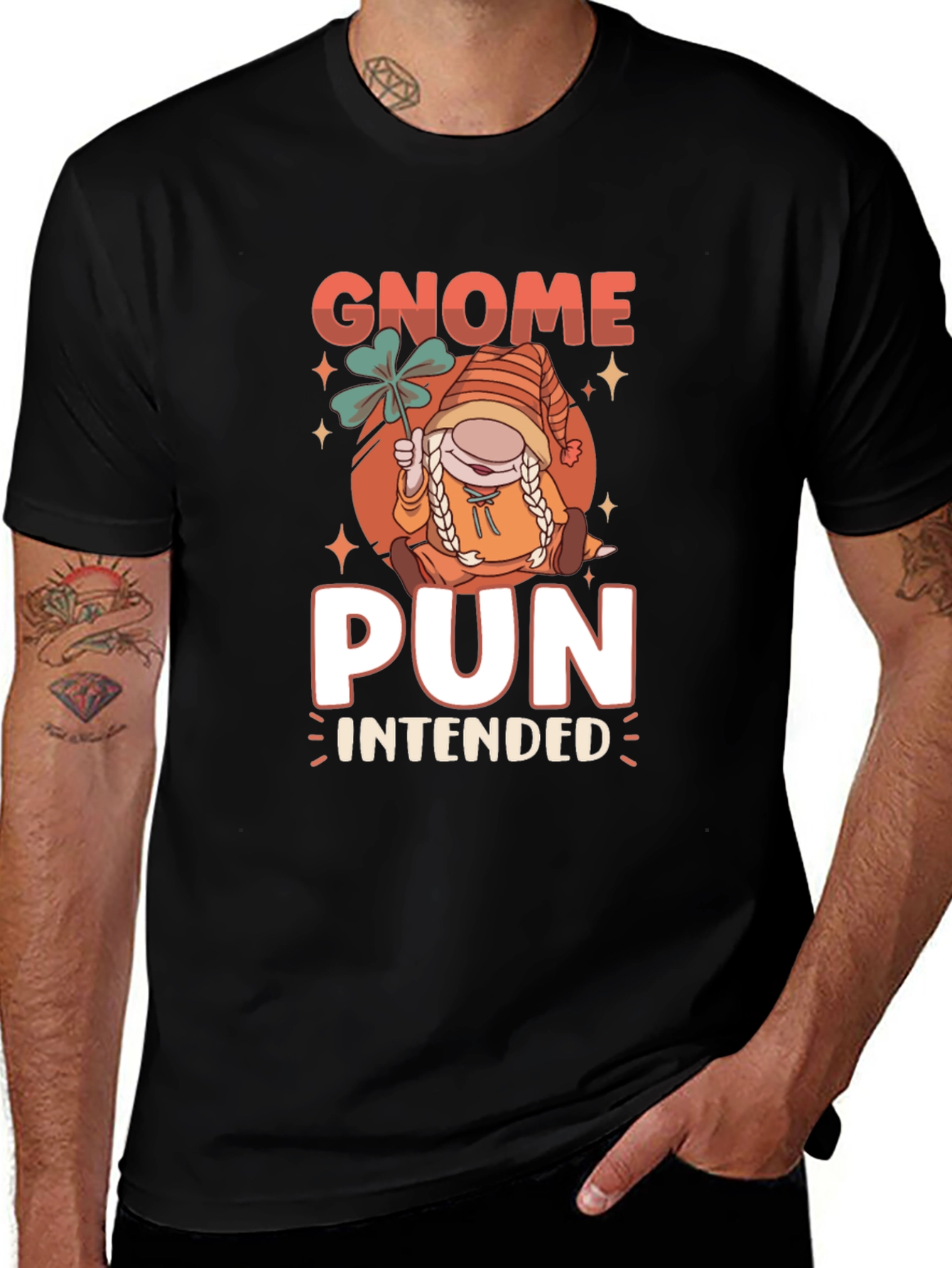 Gnome Pun Intended St. Patricks Day T-Shirt