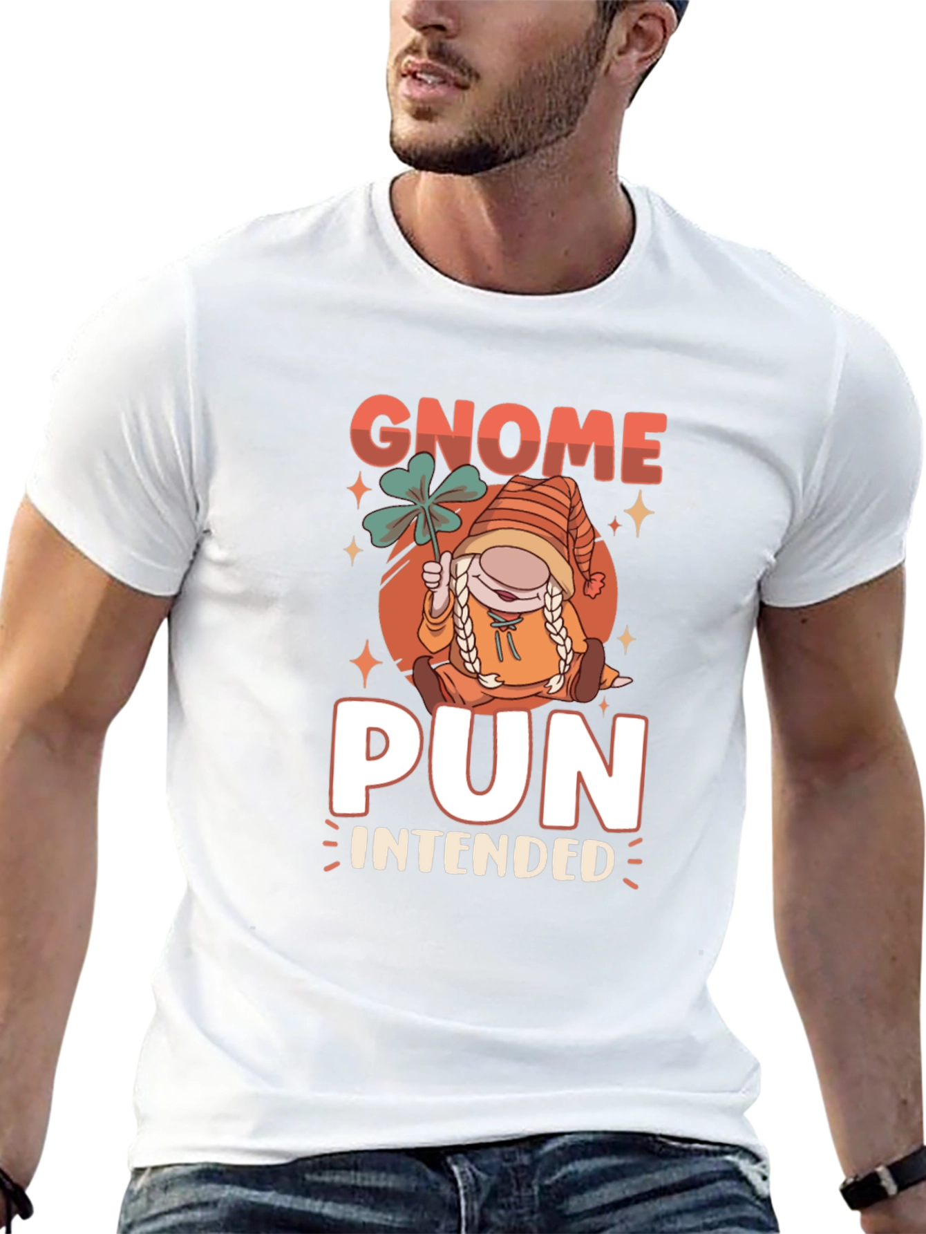 Gnome Pun Intended St. Patricks Day T-Shirt