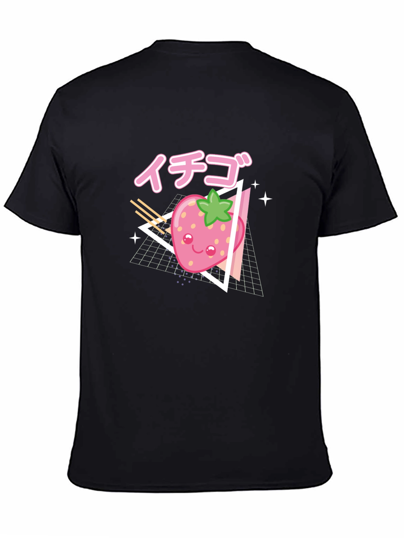 Kawaii Strawberry T-Shirt - Retro Anime Style