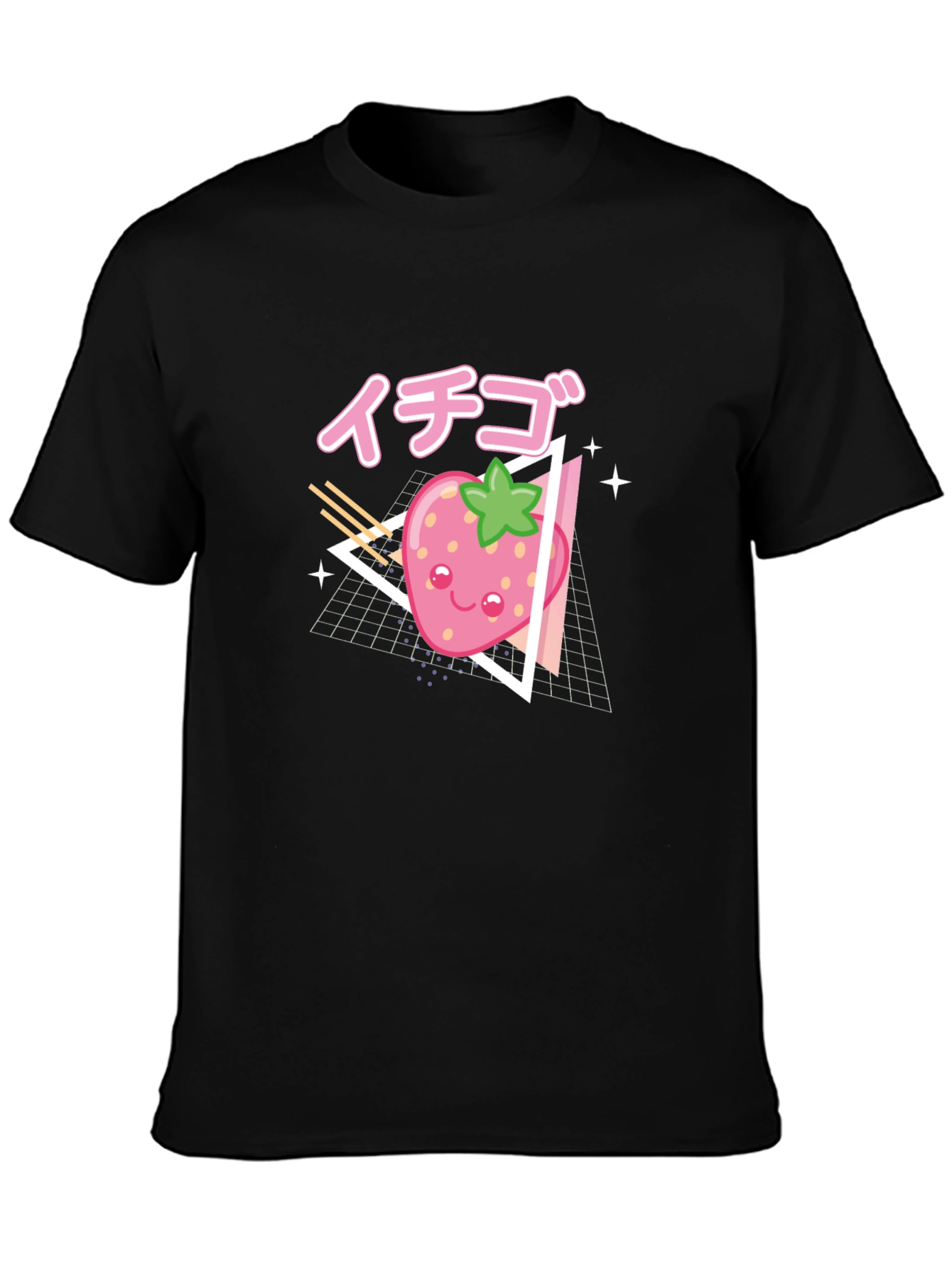 Kawaii Strawberry T-Shirt - Retro Anime Style