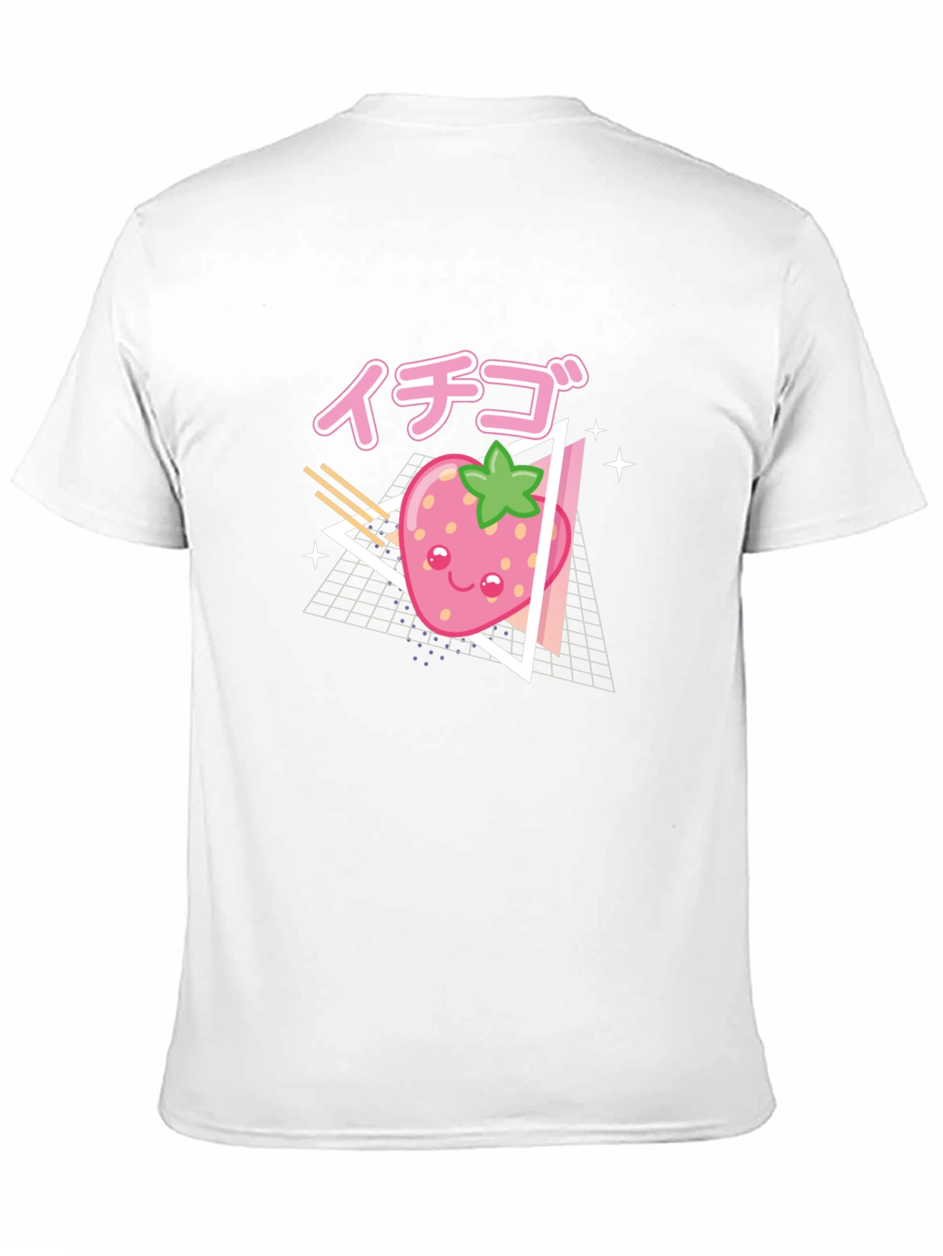Kawaii Strawberry T-Shirt - Retro Anime Style