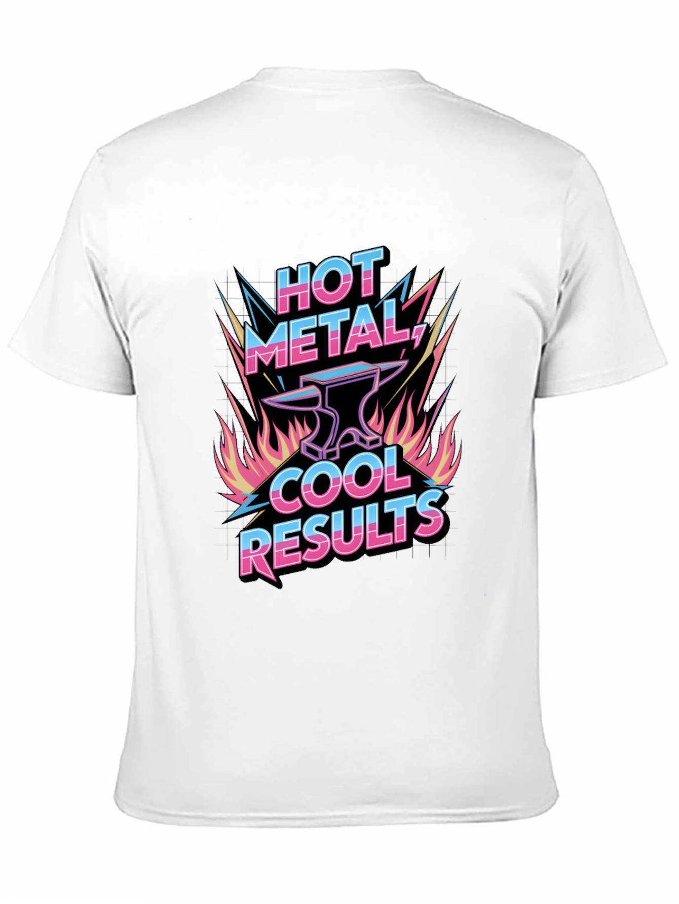 Hot Metal Cool Results Black Graphic Tee