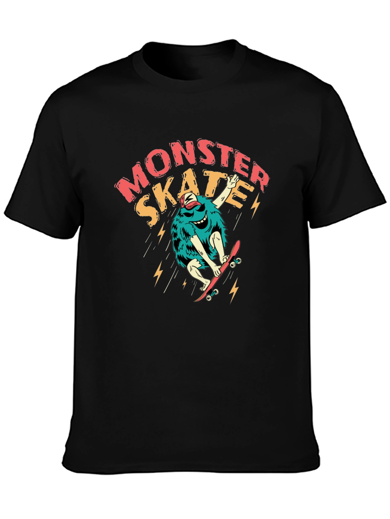 Monster Skate T-Shirt - Cool Graphic Tee