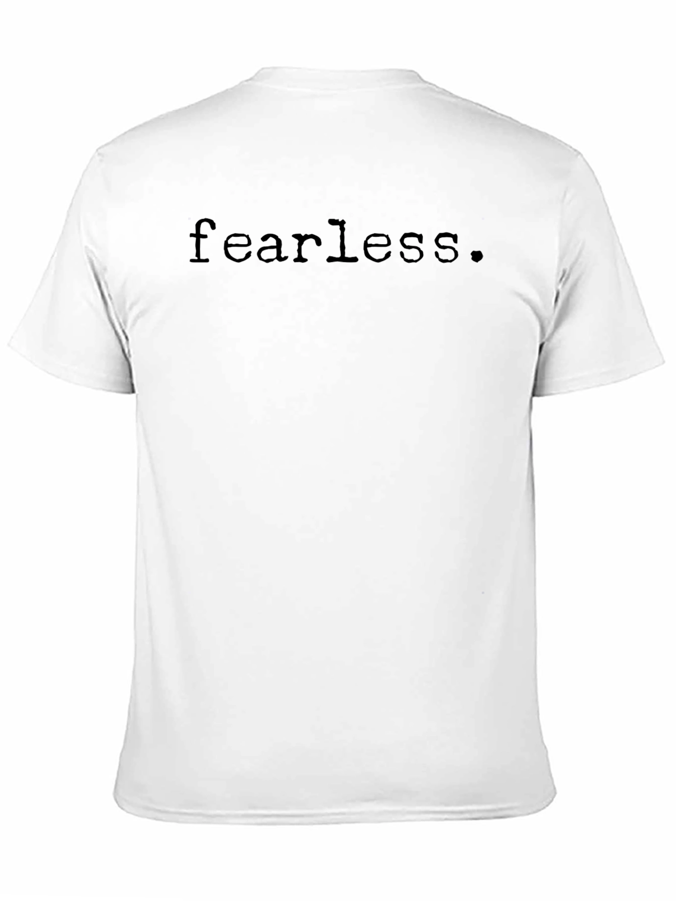 Fearless Black Tee - Modern Graphic T-Shirt