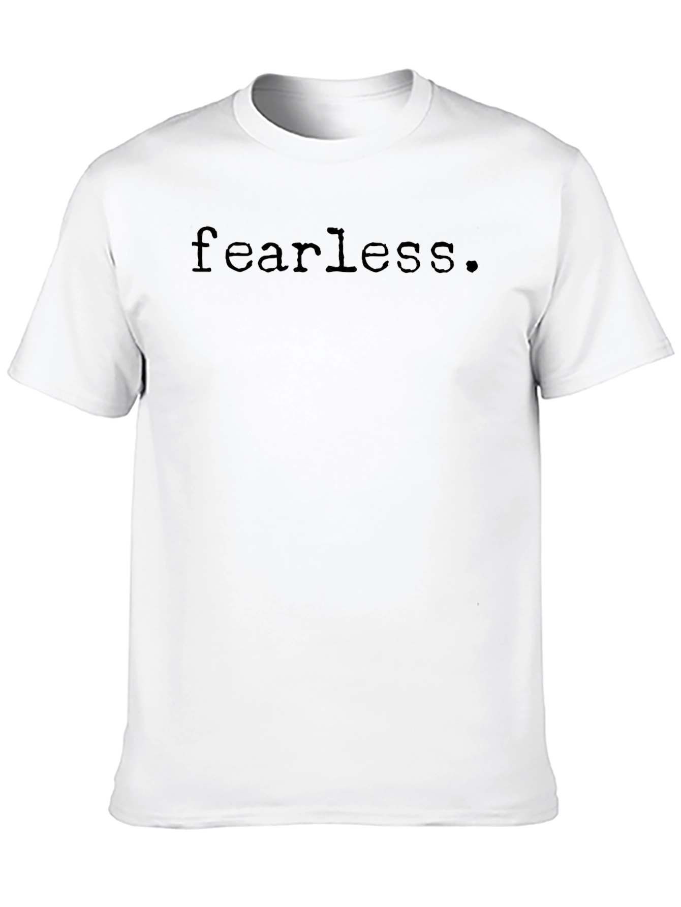 Fearless Black Tee - Modern Graphic T-Shirt