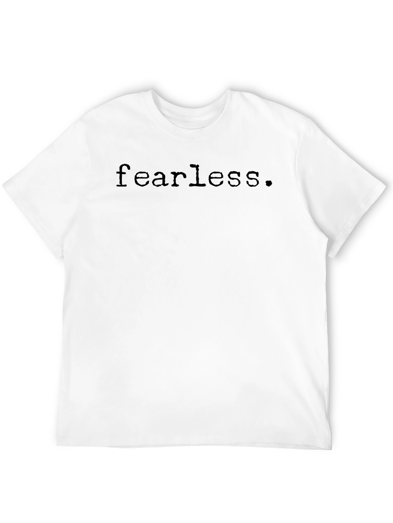 Fearless Black Tee - Modern Graphic T-Shirt
