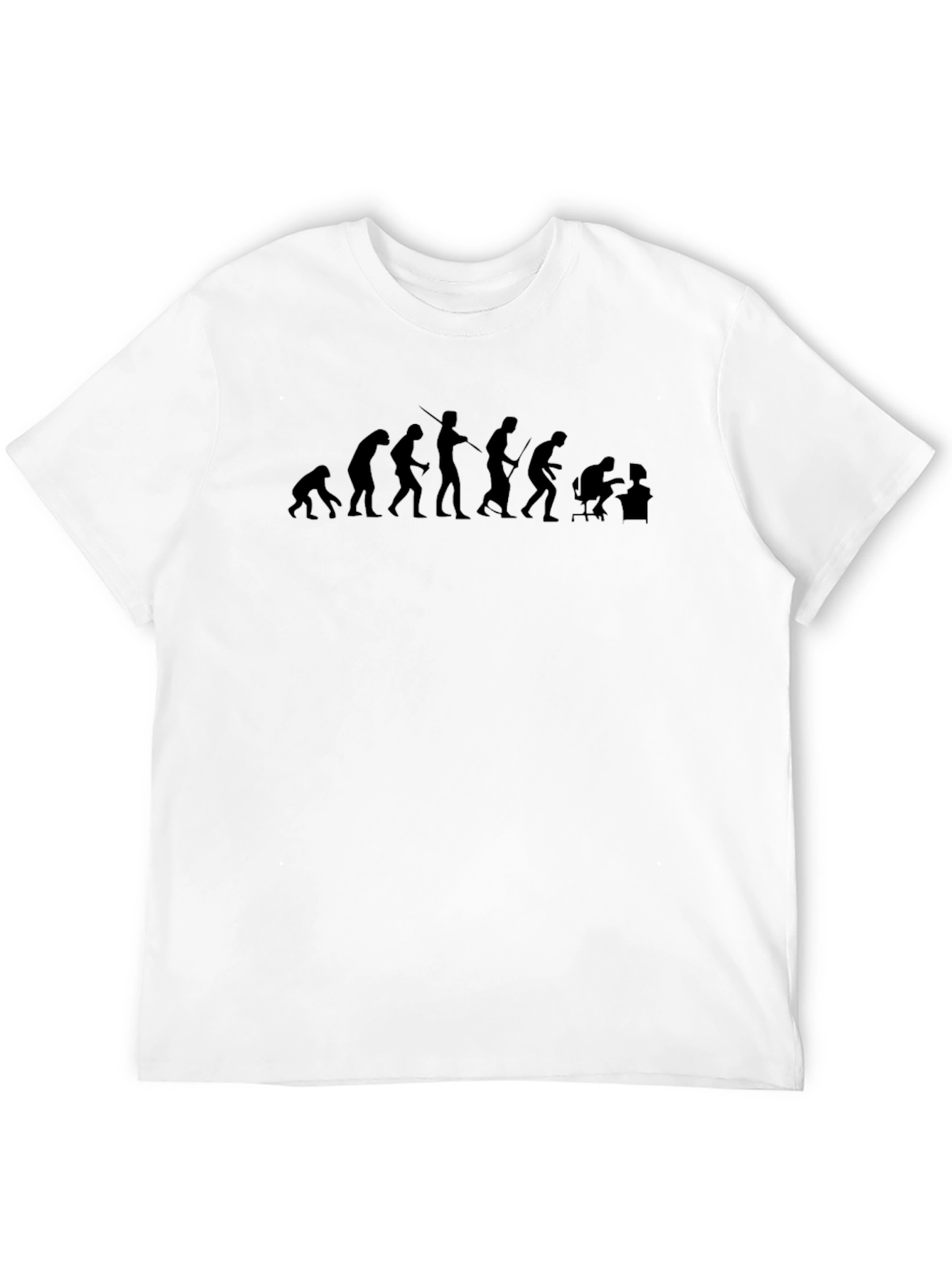 Evolution of Man T-Shirt - Black Graphic Tee