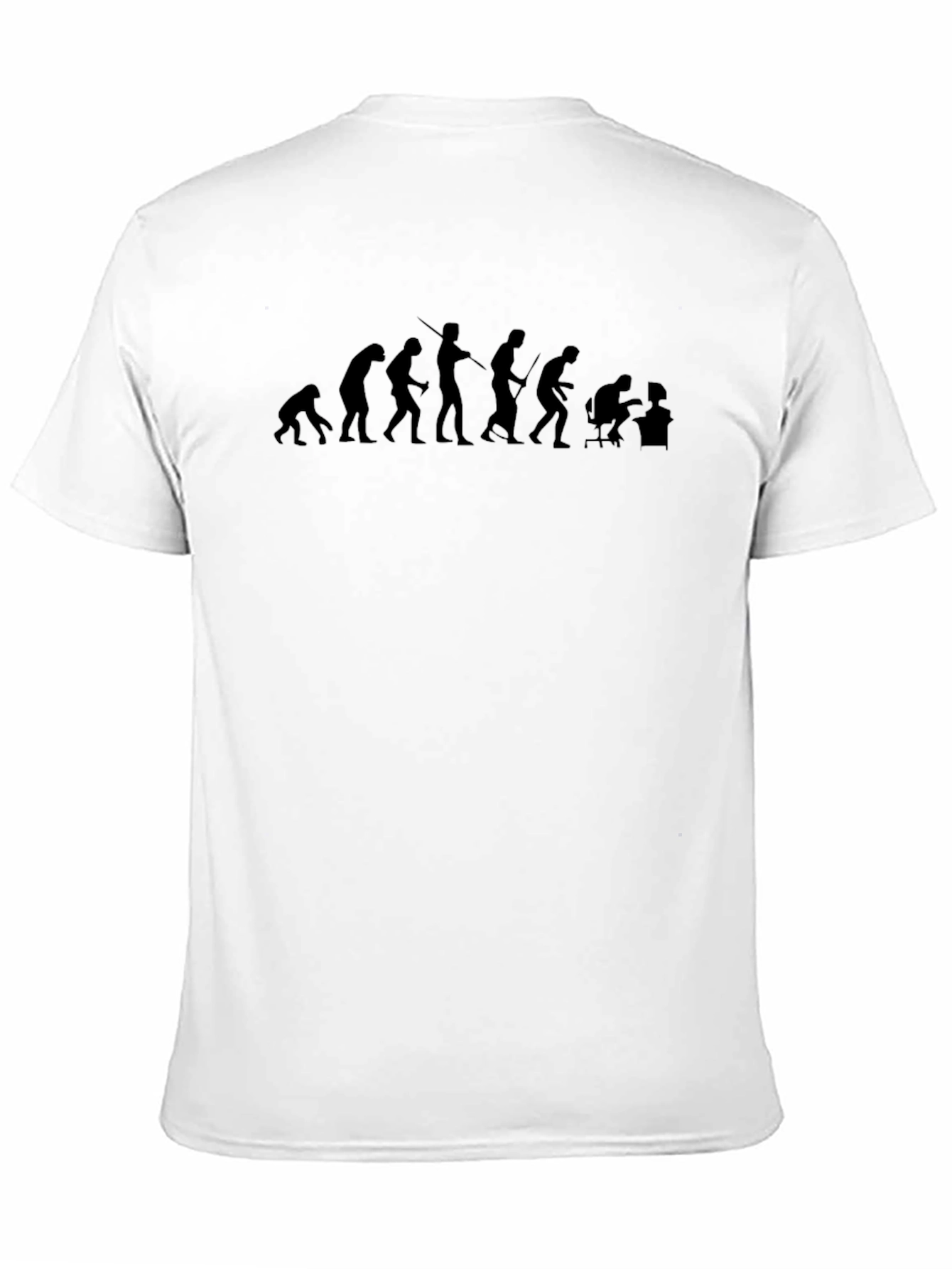 Evolution of Man T-Shirt - Black Graphic Tee
