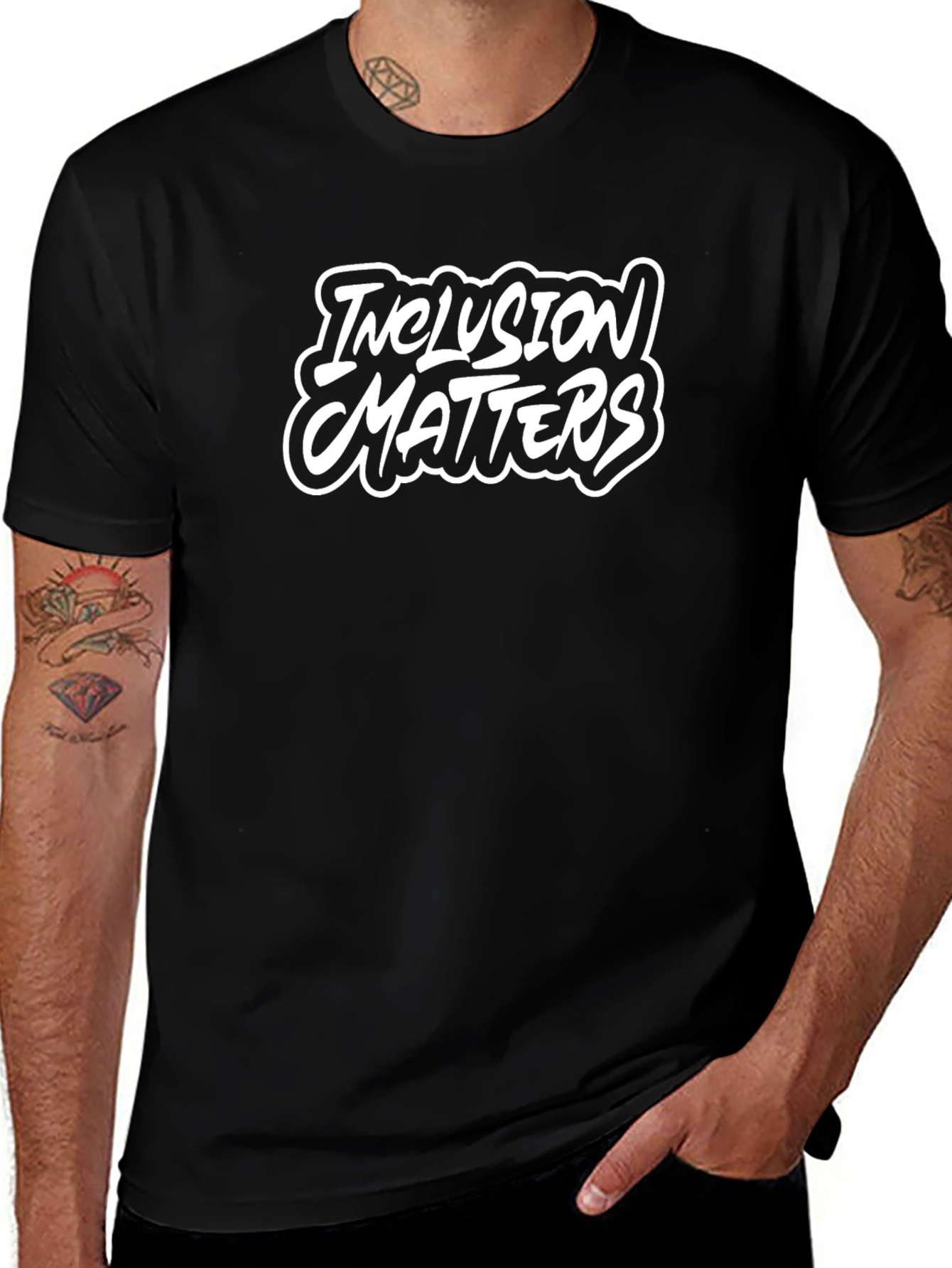 Inclusion Matters Graphic Tee - Black T-Shirt
