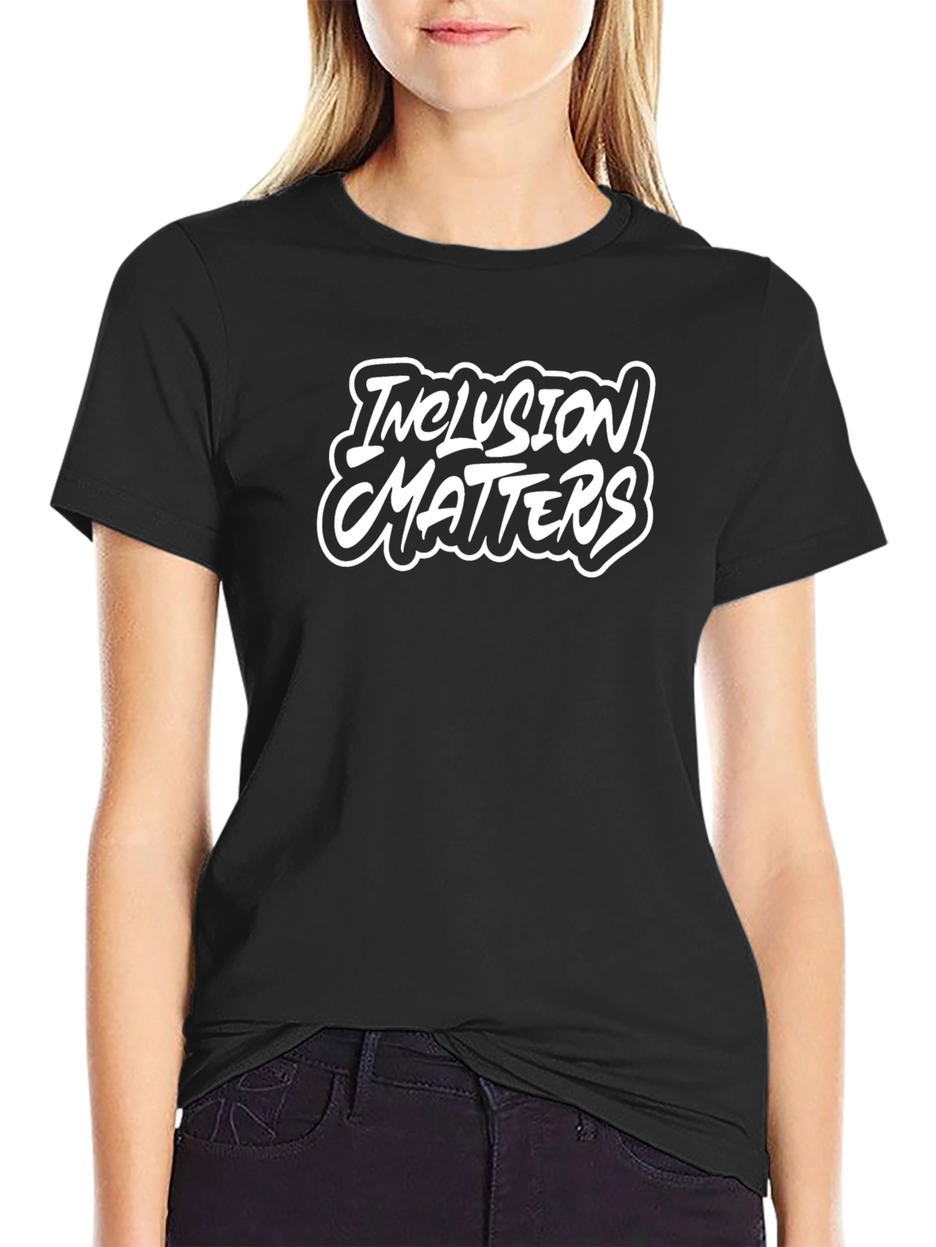 Inclusion Matters Graphic Tee - Black T-Shirt