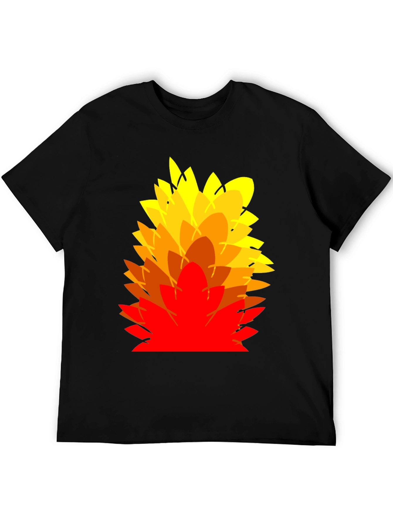 Abstract Floral Graphic Print T-Shirt
